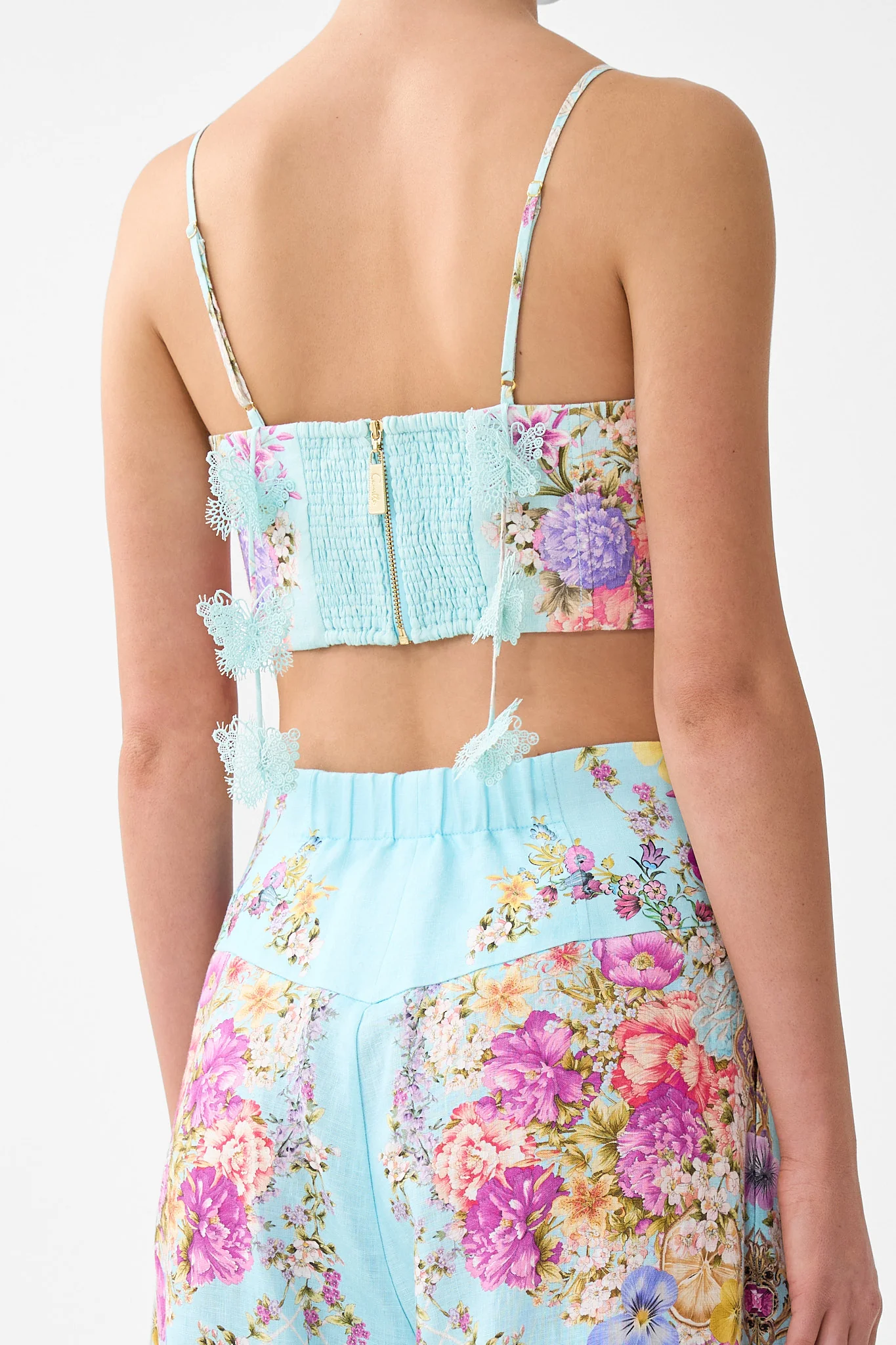 CORSET CROP TOP BAZAAR BLOOMS - Image 6