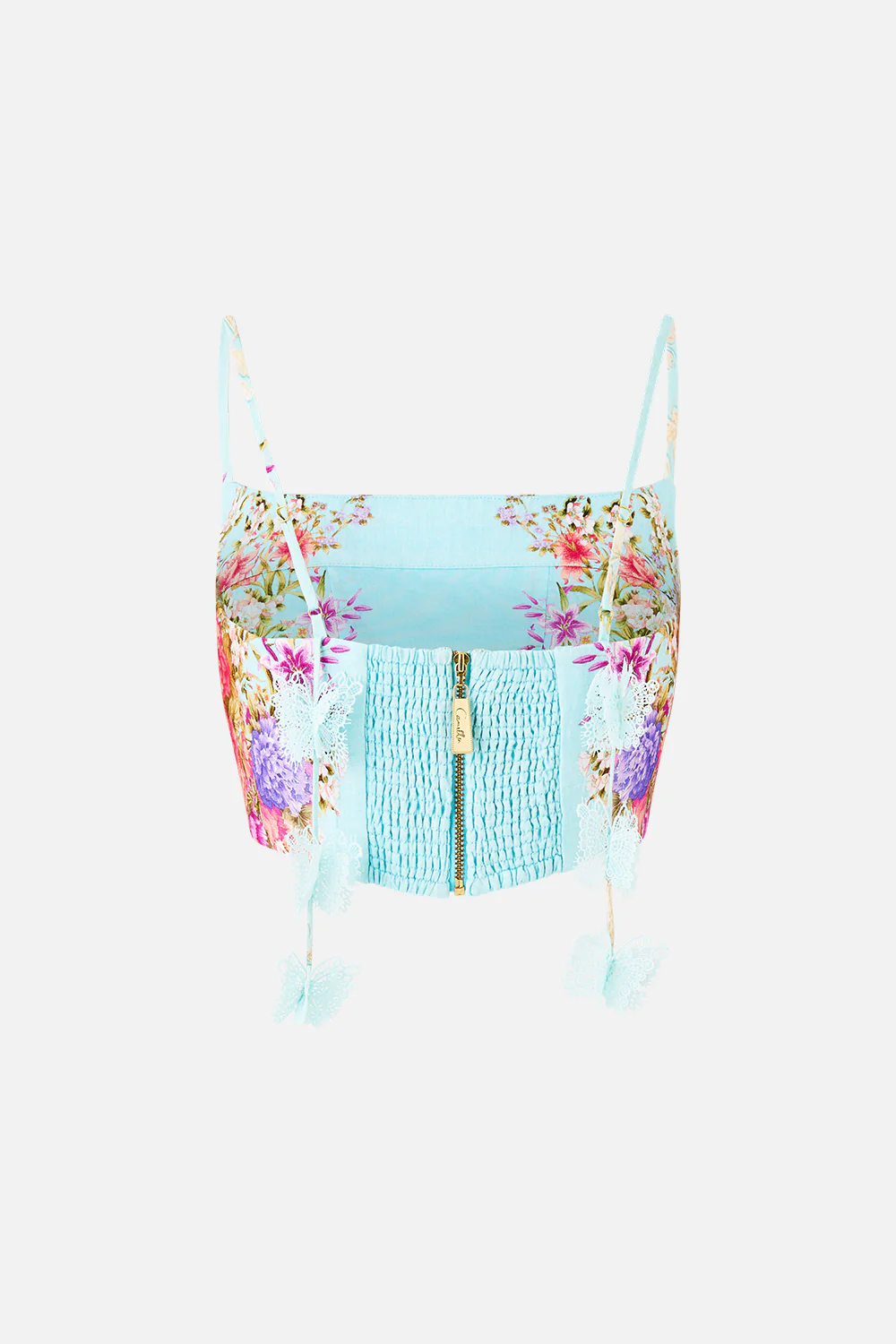 CORSET CROP TOP BAZAAR BLOOMS - Image 7