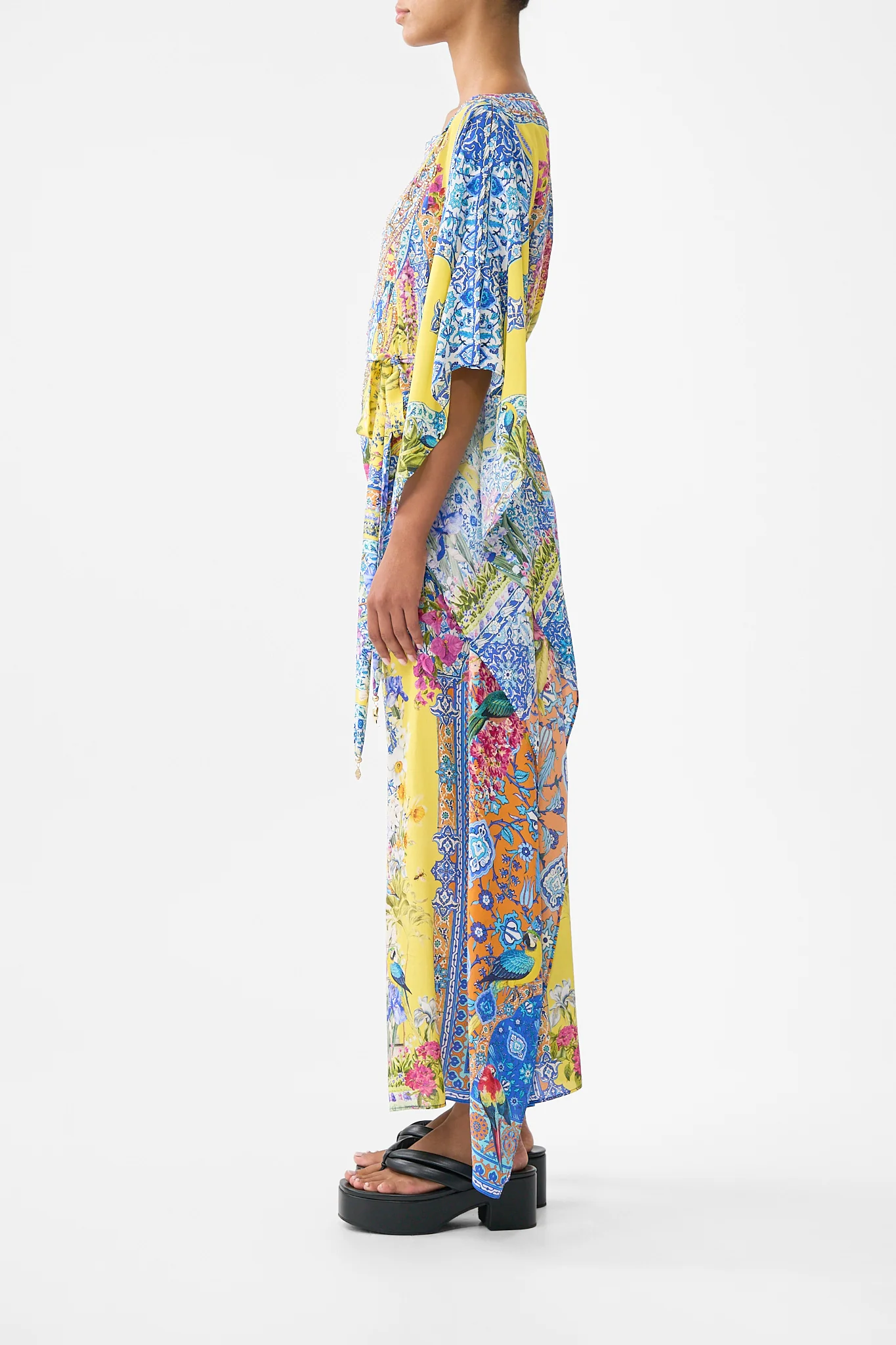 SCARF KAFTAN WITH TIE WAIST SULTANAHMET SUMMER - Image 4