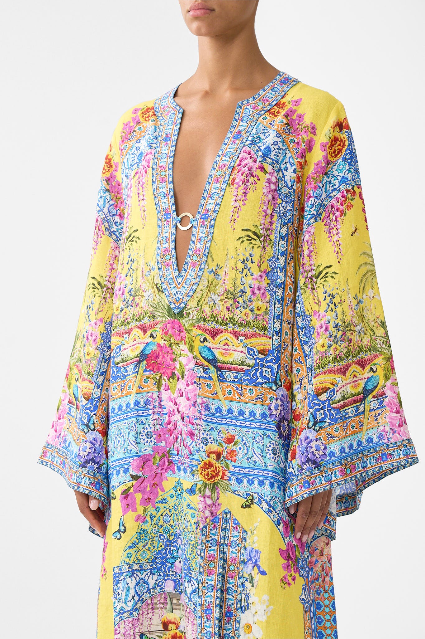 DEEP V-NECK HARDWARE KAFTAN SULTANAHMET SUMMER - Image 5