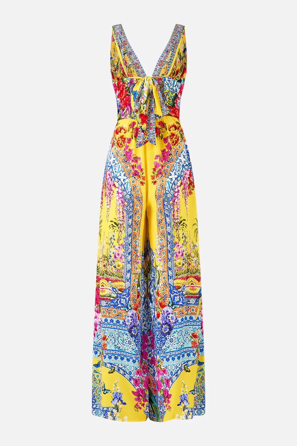 HALTERNECK JUMPSUIT WITH TIE NECK SULTANAHMET SUMMER - Image 6