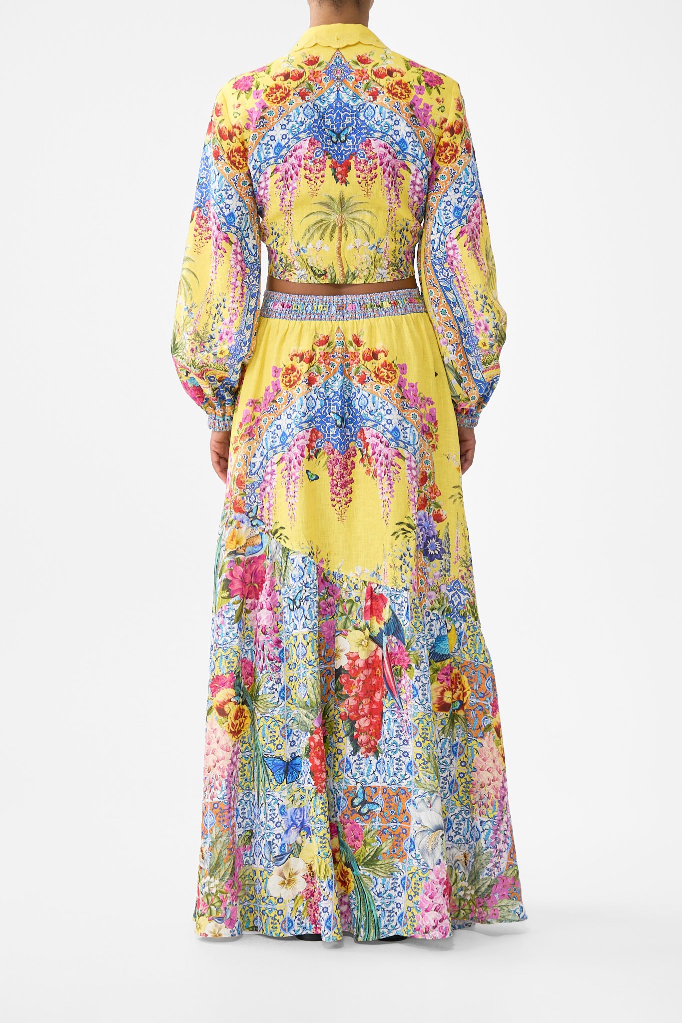 SKIRT WITH SHAPED SEAM SULTANAHMET SUMMER - Image 2