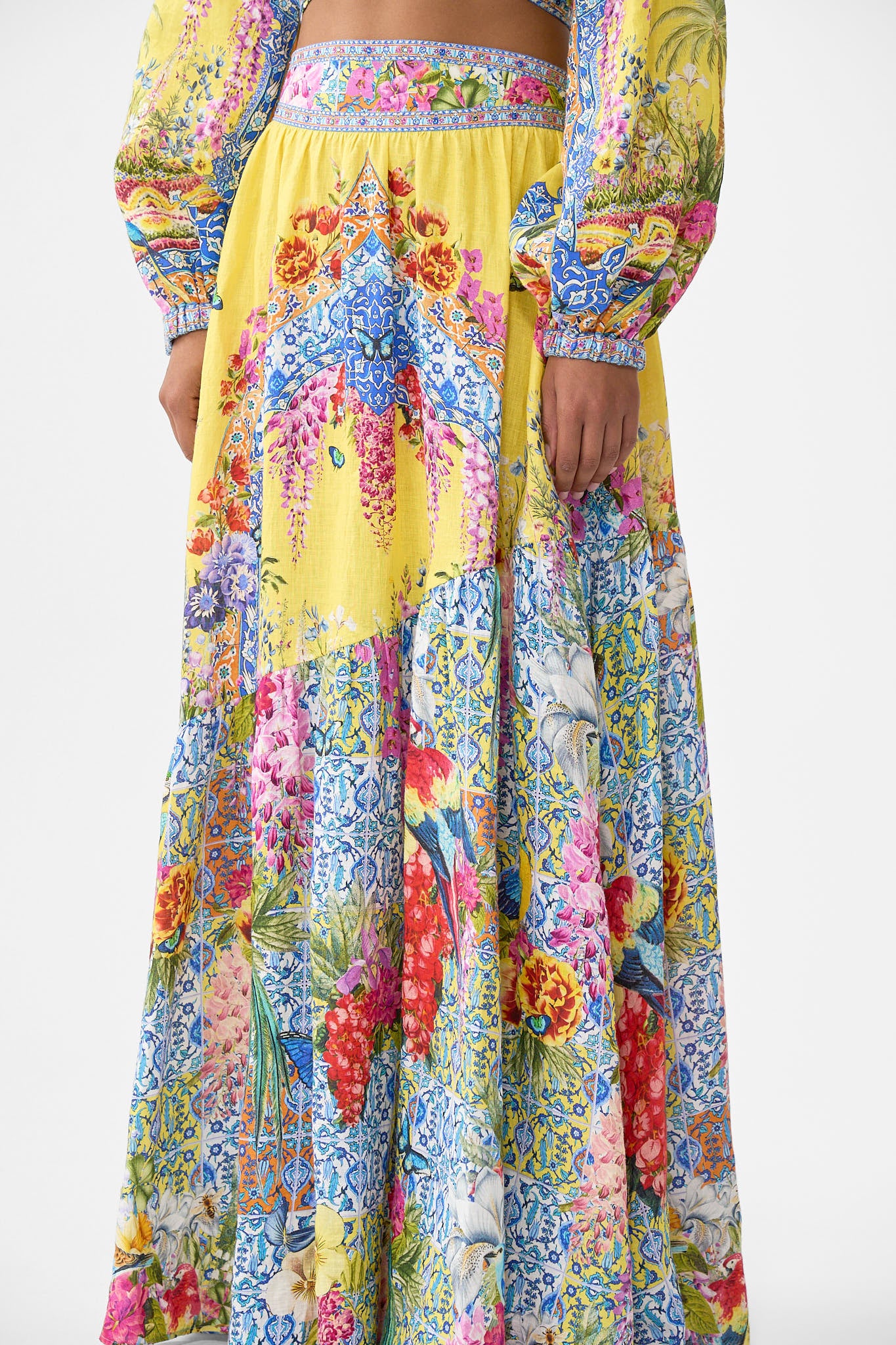 SKIRT WITH SHAPED SEAM SULTANAHMET SUMMER - Image 5