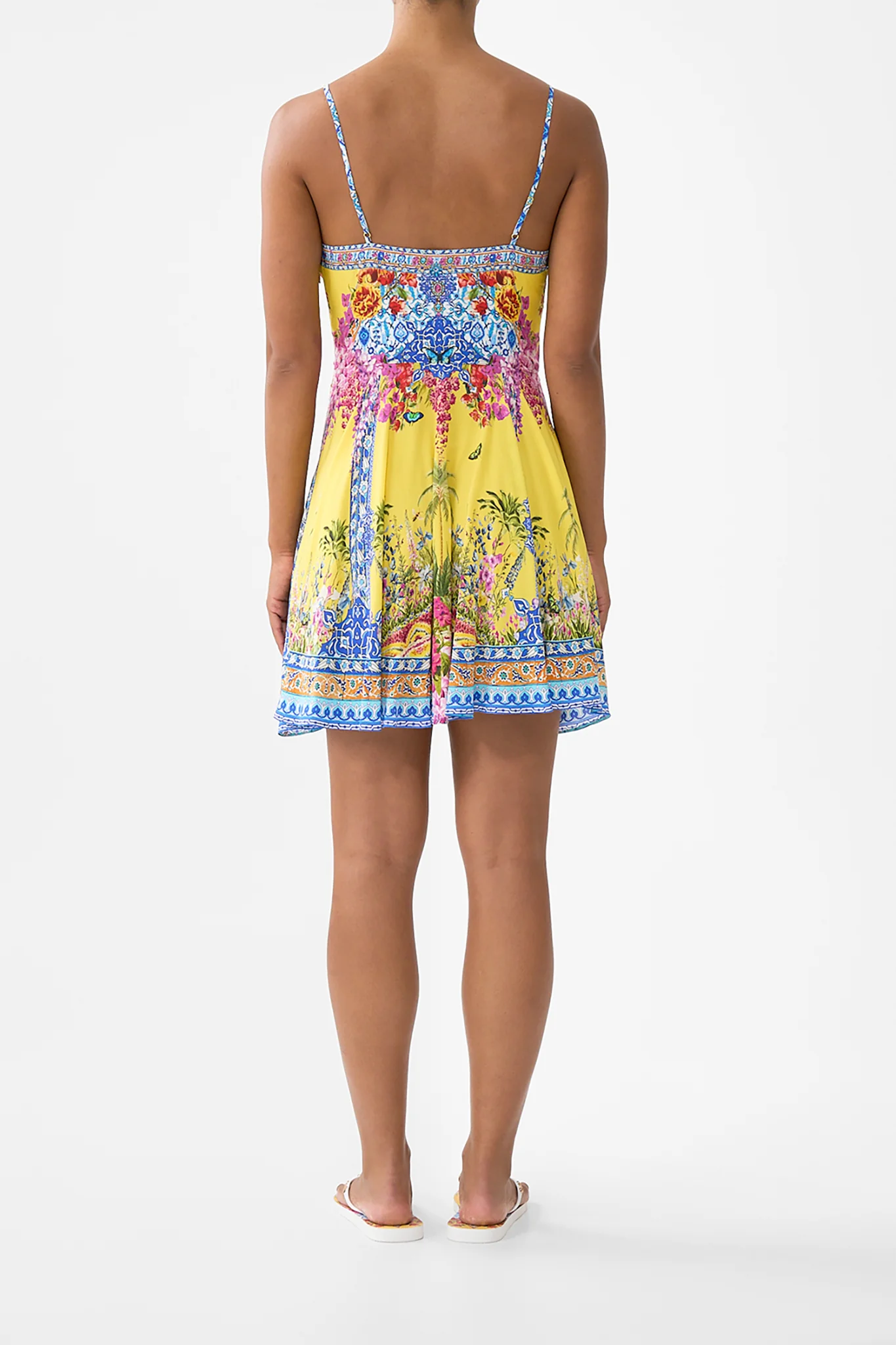 SHORT DRESS WITH TIE FRONT SULTANAHMET SUMMER - Image 2