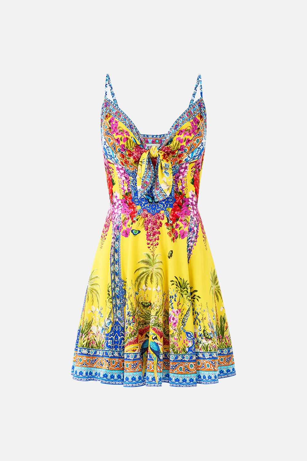 SHORT DRESS WITH TIE FRONT SULTANAHMET SUMMER - Image 3