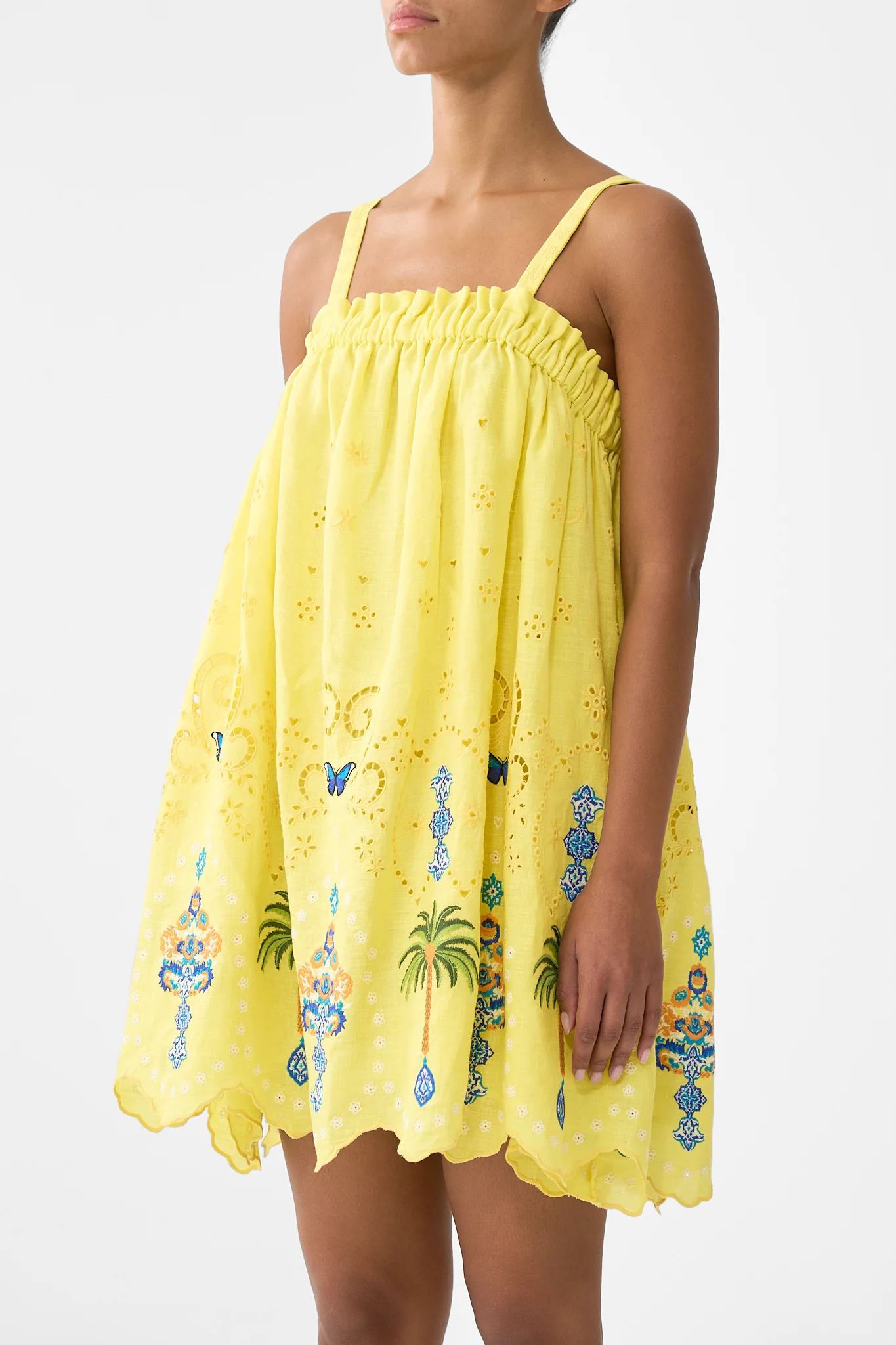 WIDE STRAP SHORT SUNDRESS SULTANAHMET SUMMER - Image 5