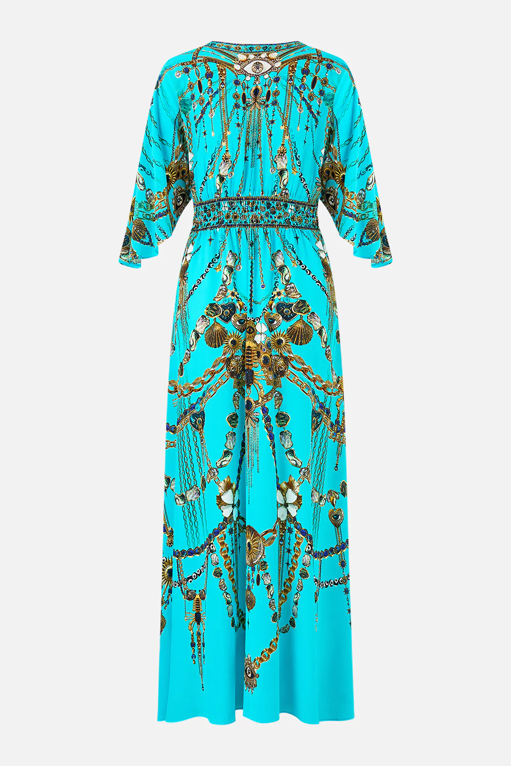 TWIST FRONT WAISTED DRESS TOTEMS AND TREASURES - Image 6