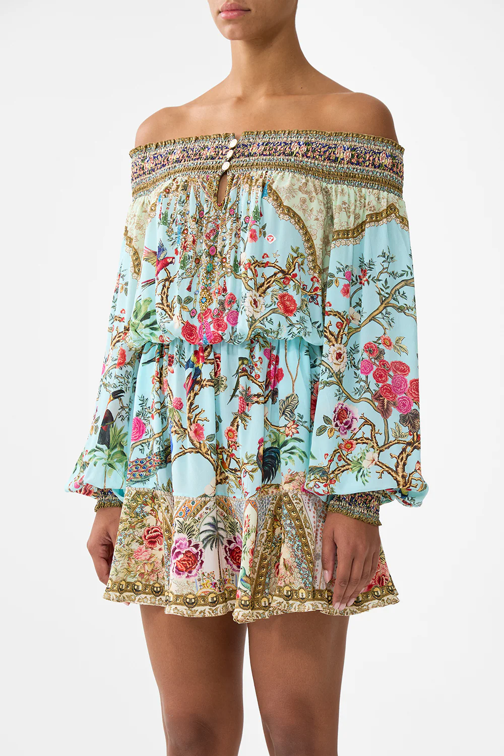 OFF SHOULDER SHORT DRESS SULTANS AND QUEENS - Image 5