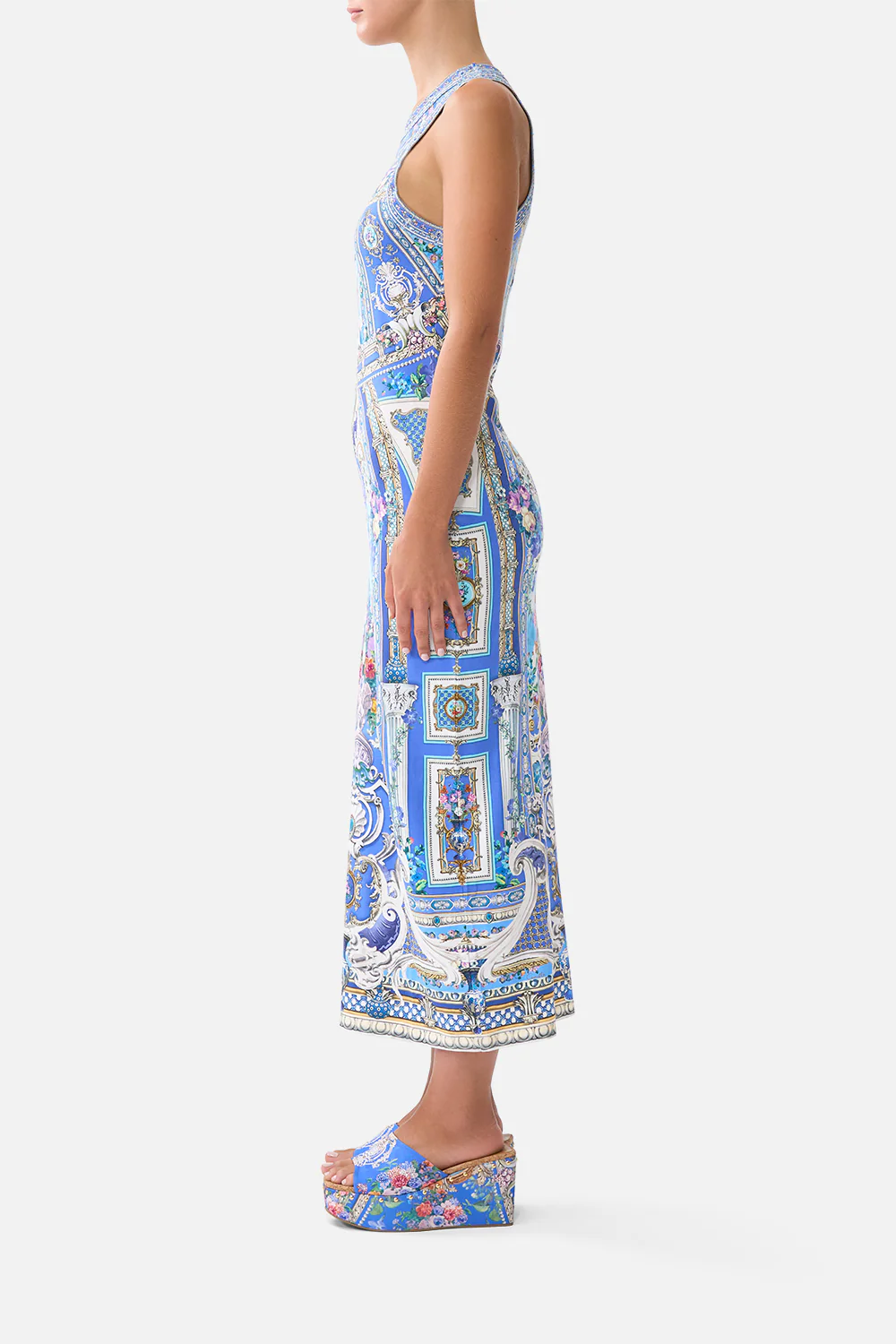 JERSEY TANK DRESS OTTOMAN OPULENCE - Image 4