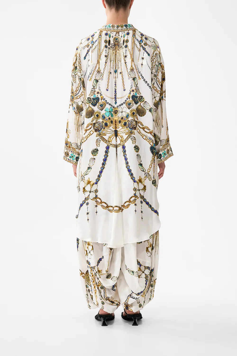 RELAXED HIGH LOW SHIRT DRESS CHAIN GANG - Image 2