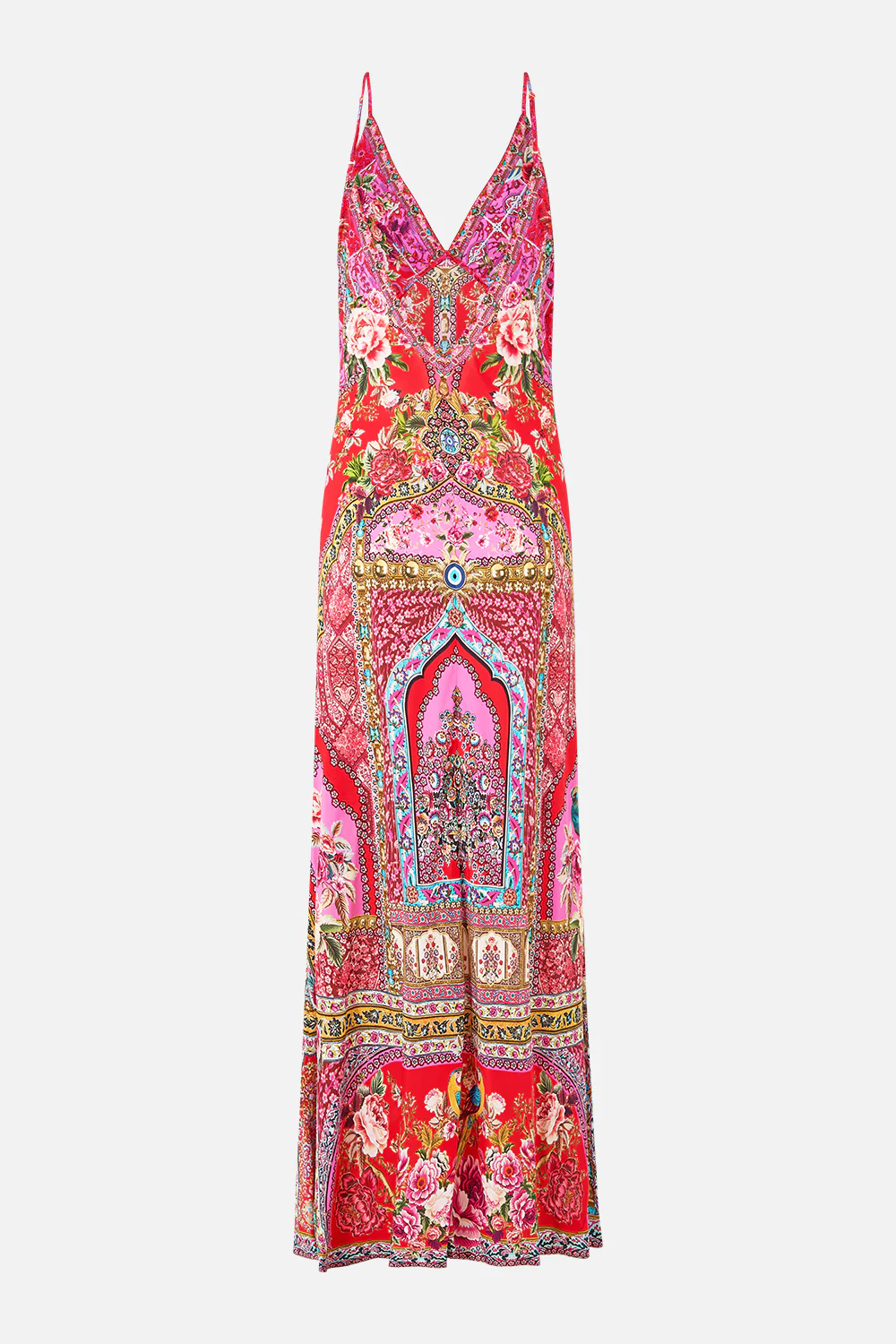 V-NECK FULL LENGTH BIAS SLIP DRESS HEIRLOOM EMPIRE - Image 6