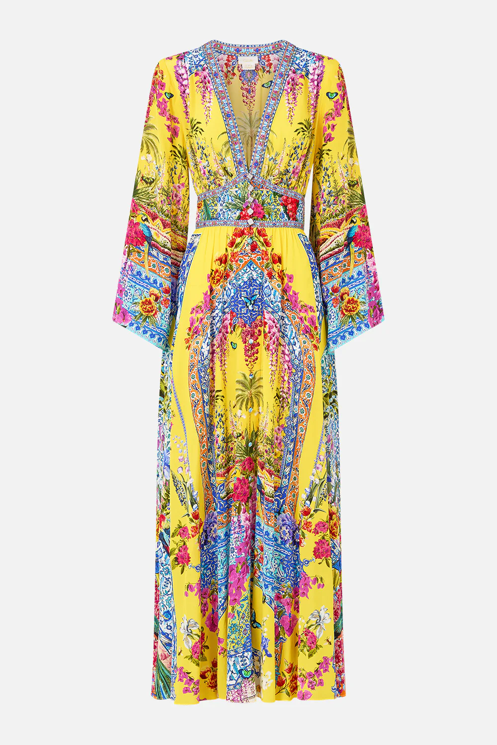 KIMONO SLEEVE DRESS WITH SHIRRING DETAIL SULTANAHMET SUMMER - Image 3