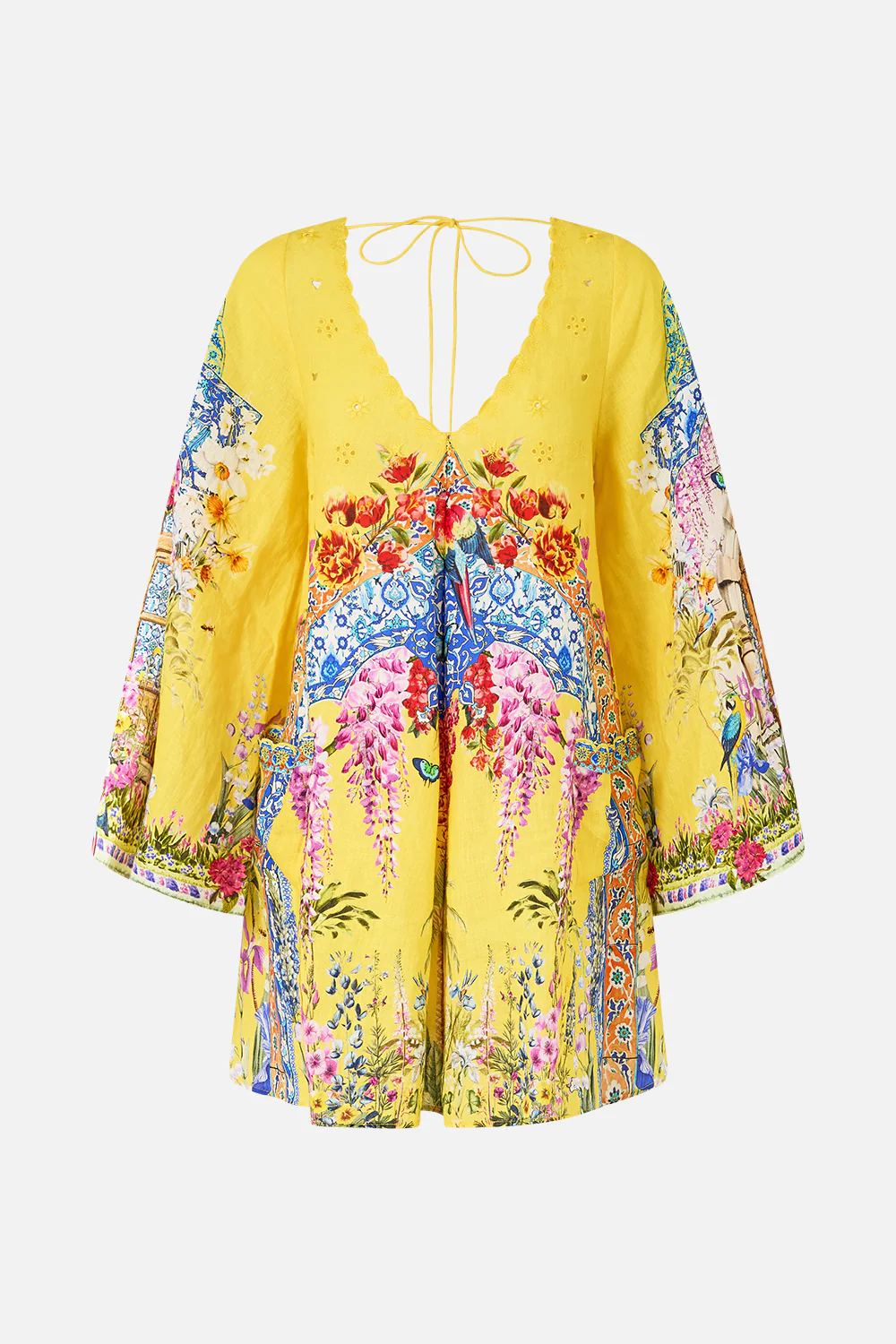 POCKET DRESS WITH LOW BACK & WIDE SLEEVES SULTANAHMET SUMMER - Image 3
