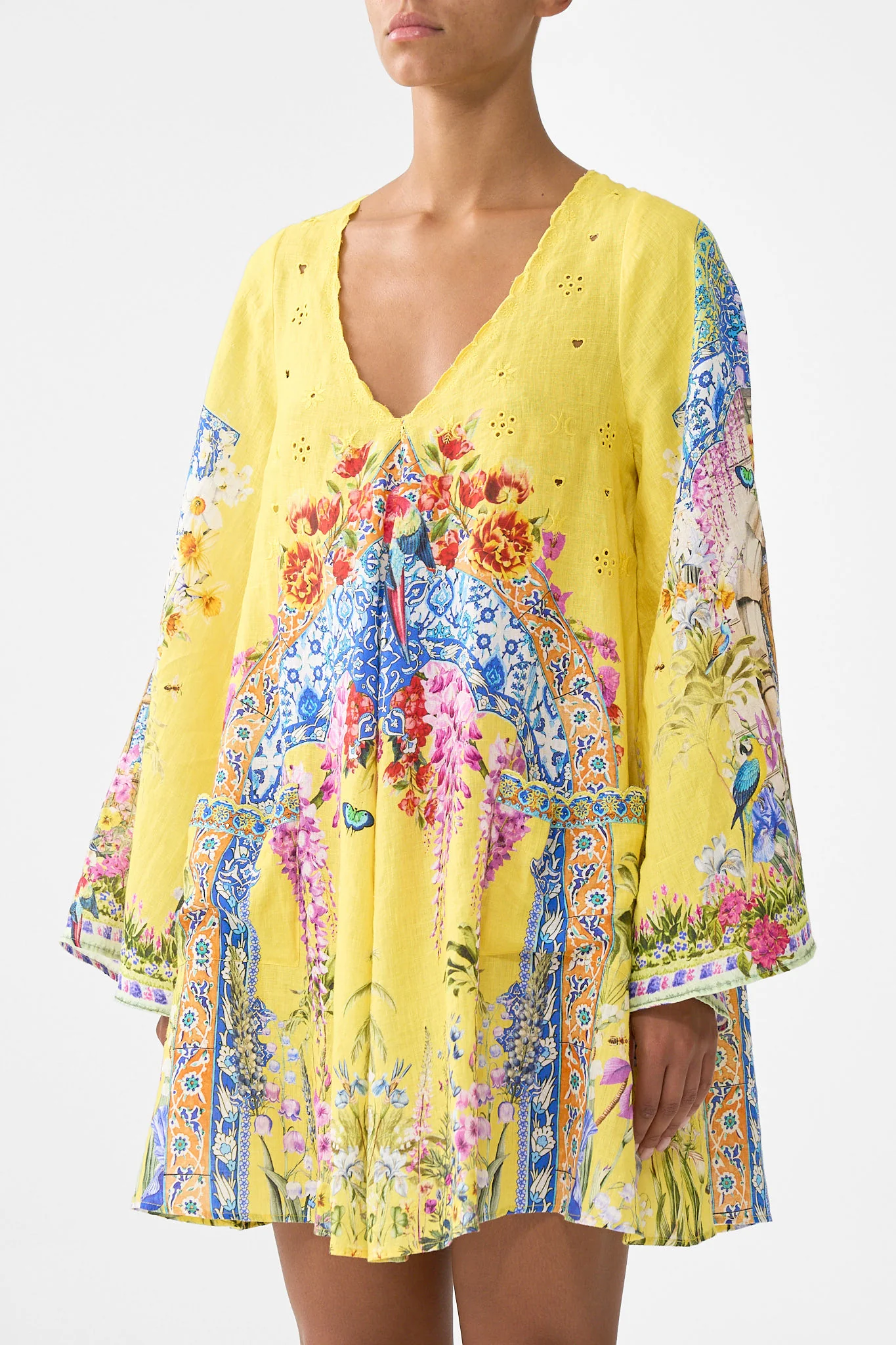 POCKET DRESS WITH LOW BACK & WIDE SLEEVES SULTANAHMET SUMMER - Image 5