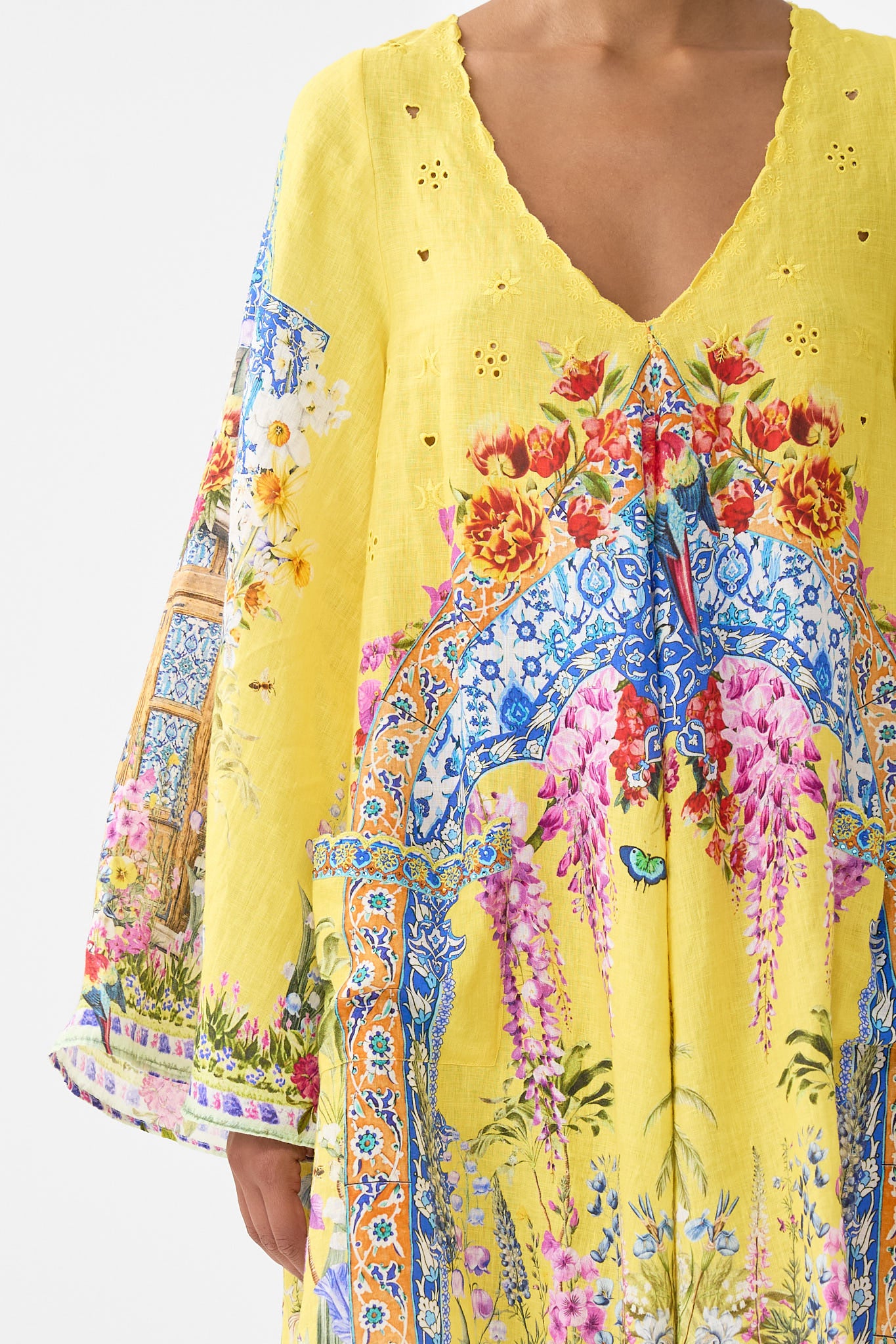POCKET DRESS WITH LOW BACK & WIDE SLEEVES SULTANAHMET SUMMER - Image 6