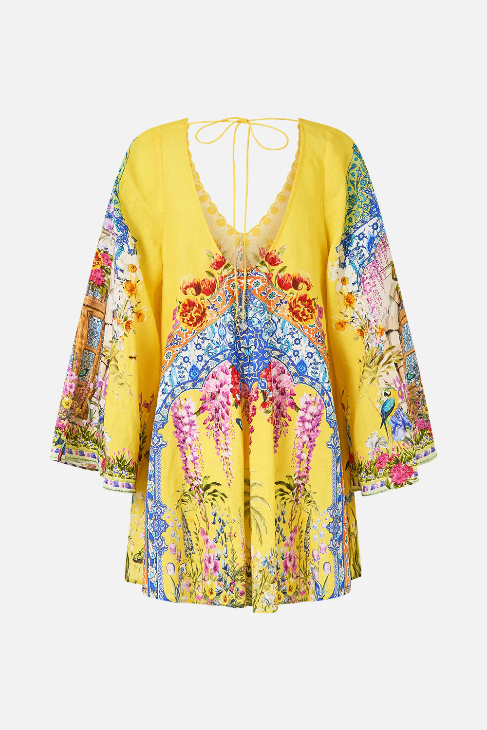 POCKET DRESS WITH LOW BACK & WIDE SLEEVES SULTANAHMET SUMMER - Image 7