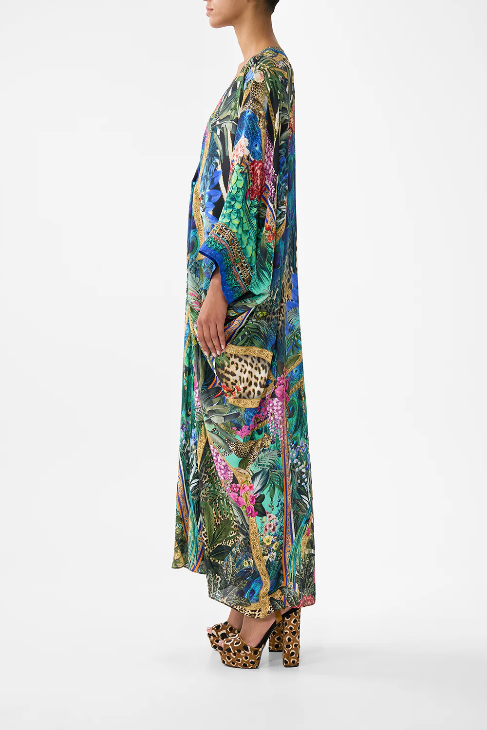 PIERCED V-NECK KAFTAN ANIMAL ALCHEMY - Image 4