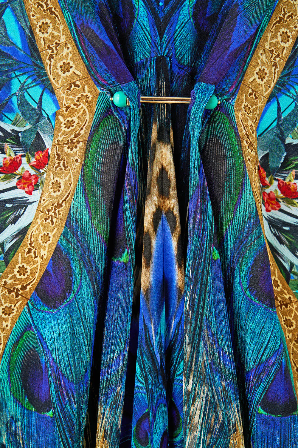 PIERCED V-NECK KAFTAN ANIMAL ALCHEMY - Image 8