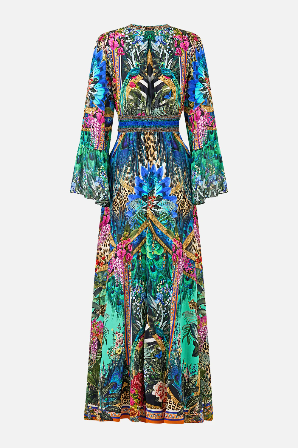 SHAPED WAISTBAND DRESS WITH RUFFLE SLEEVE ANIMAL ALCHEMY - Image 7
