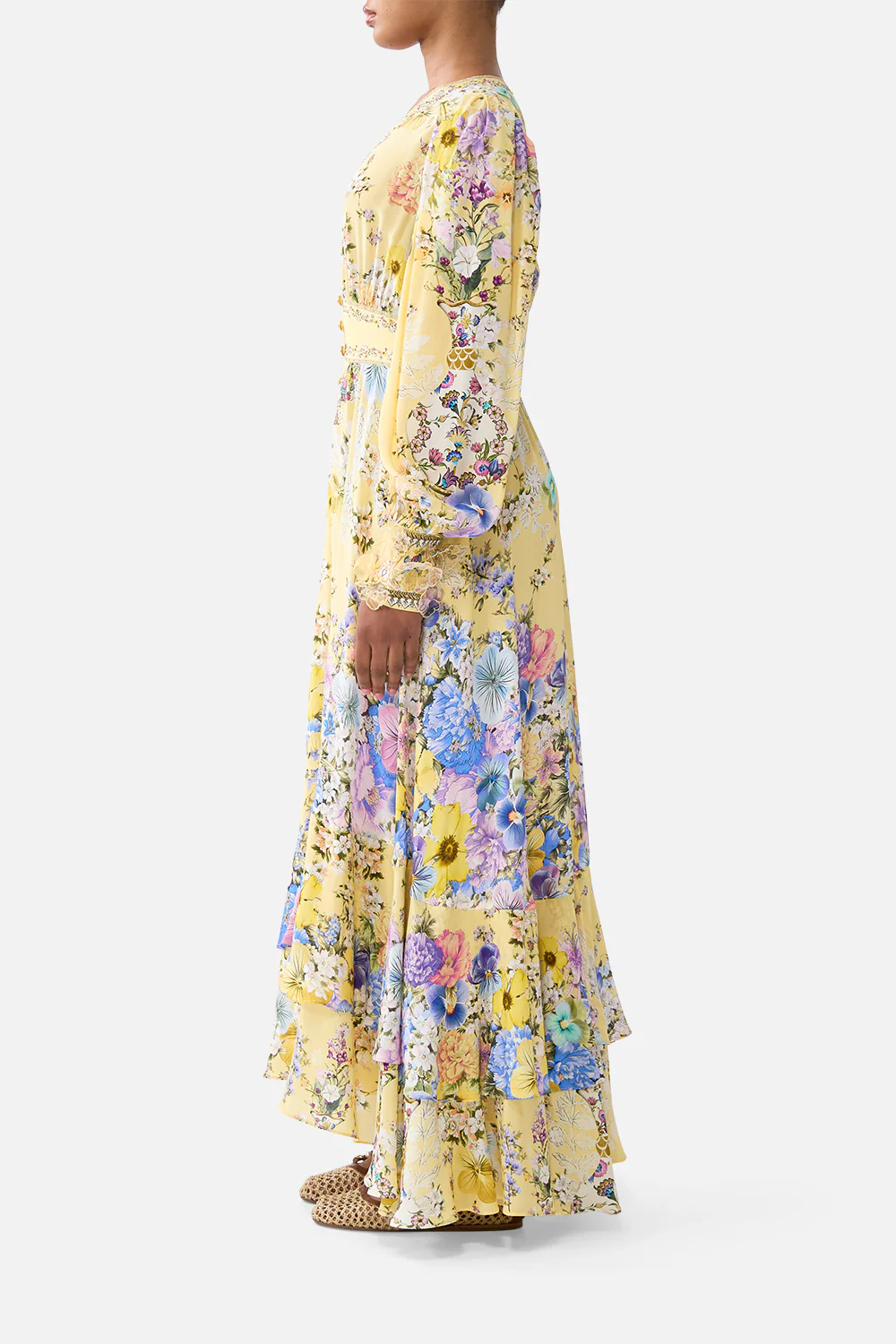LONG BUTTON FRONT DRESS DARLING BUDS - Image 4