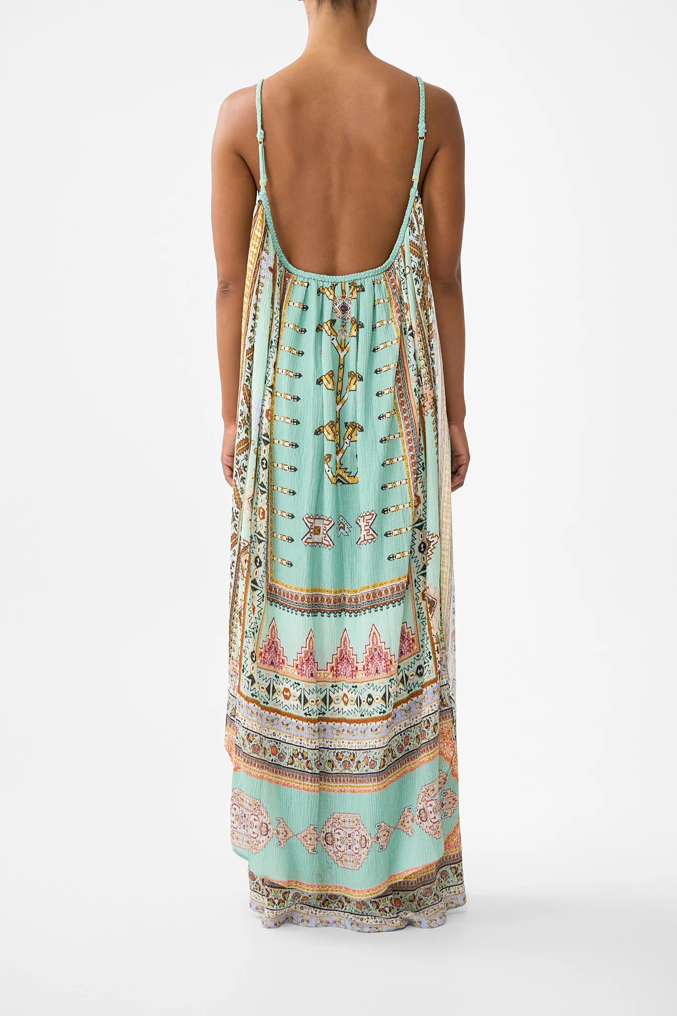 OPEN BACK LONG CAPE DRESS LEGEND HAS IT - Image 2