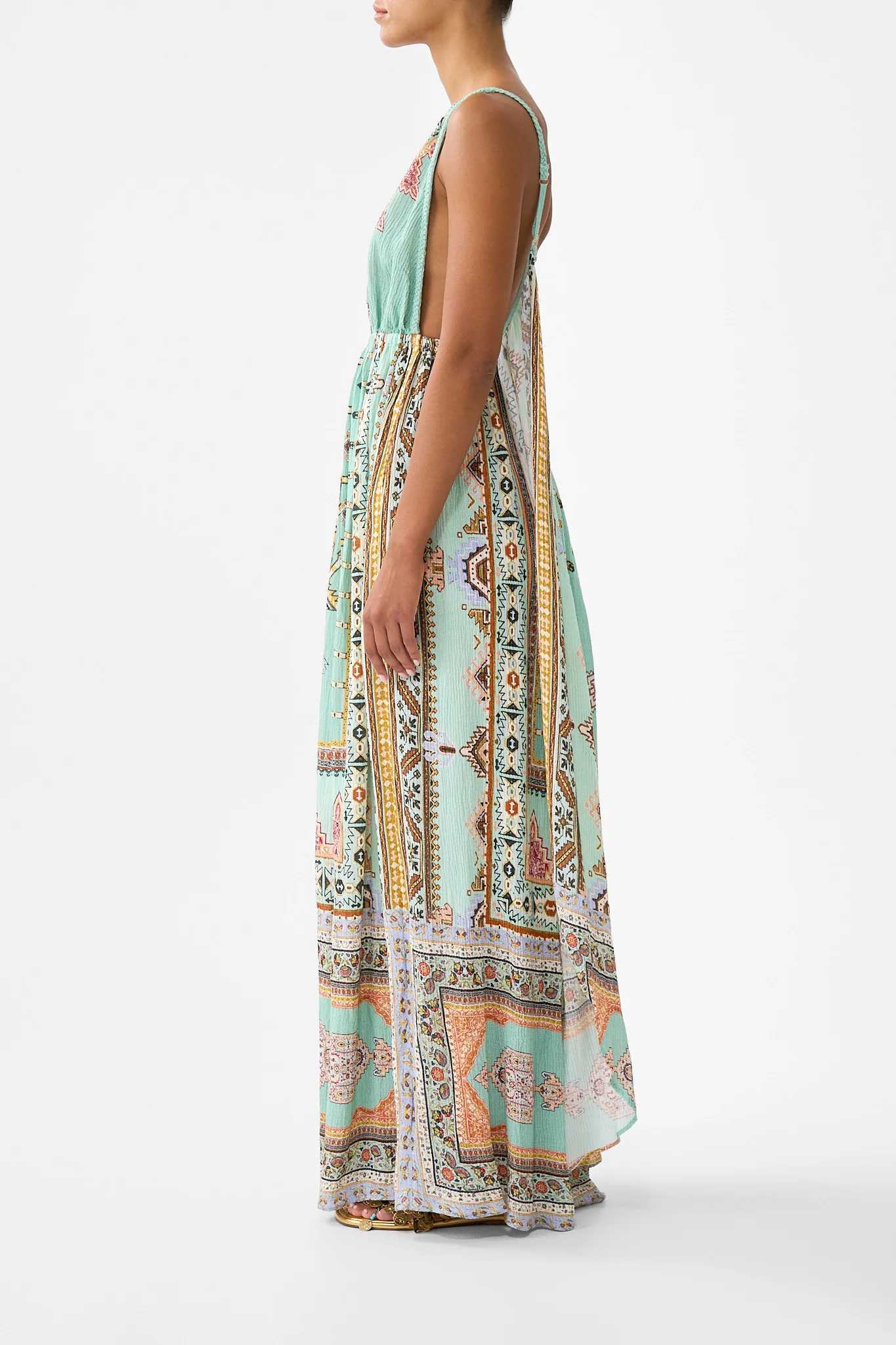 OPEN BACK LONG CAPE DRESS LEGEND HAS IT - Image 4