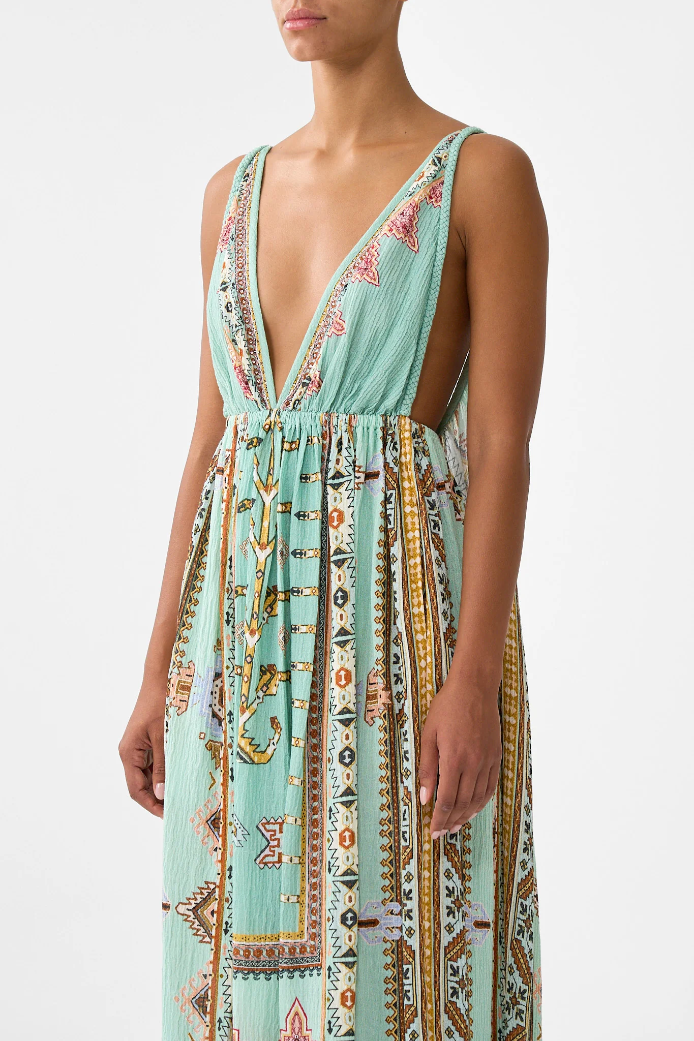 OPEN BACK LONG CAPE DRESS LEGEND HAS IT - Image 5