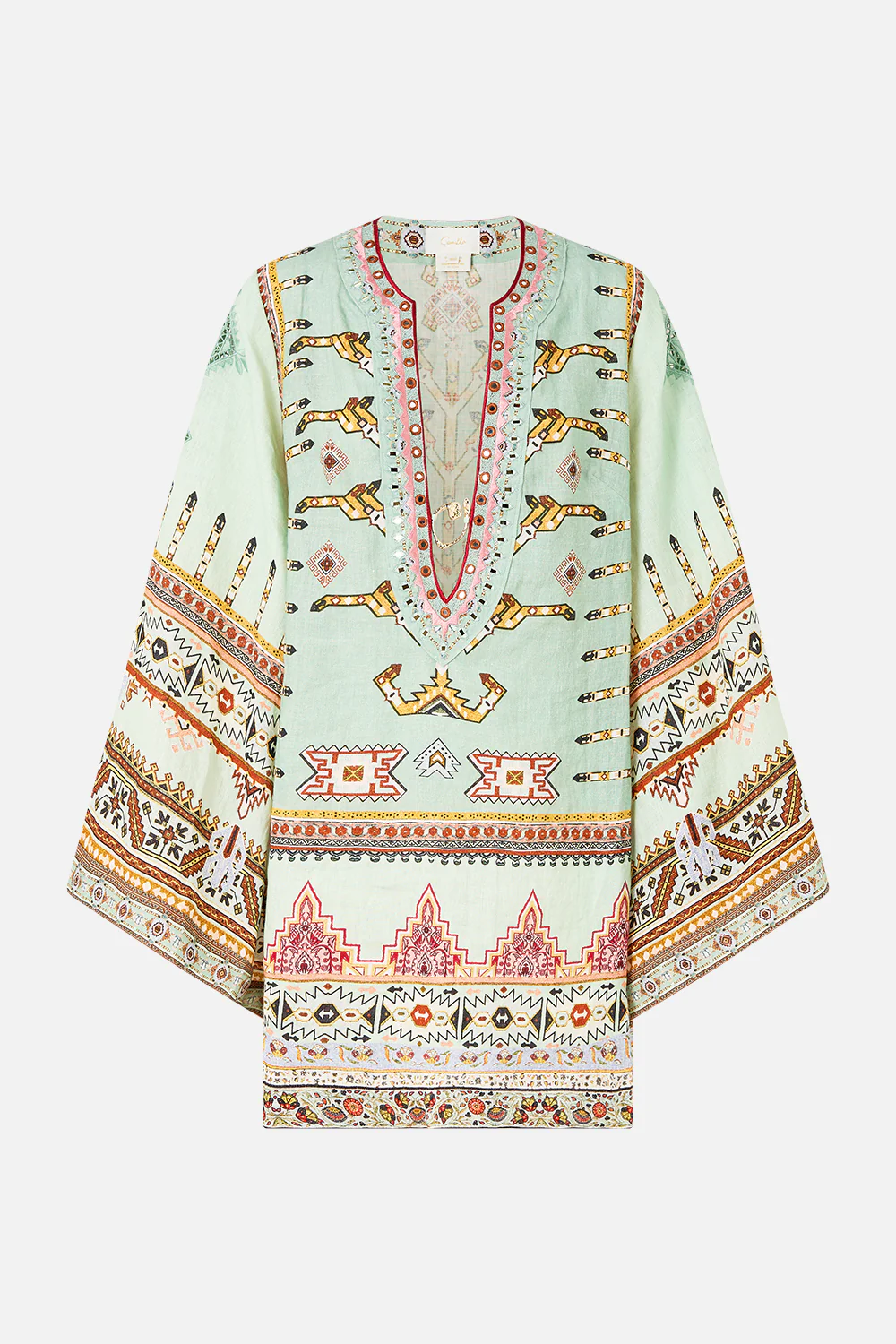 DEEP V-NECK HARDWARE SHORT KAFTAN LEGEND HAS IT - Image 3