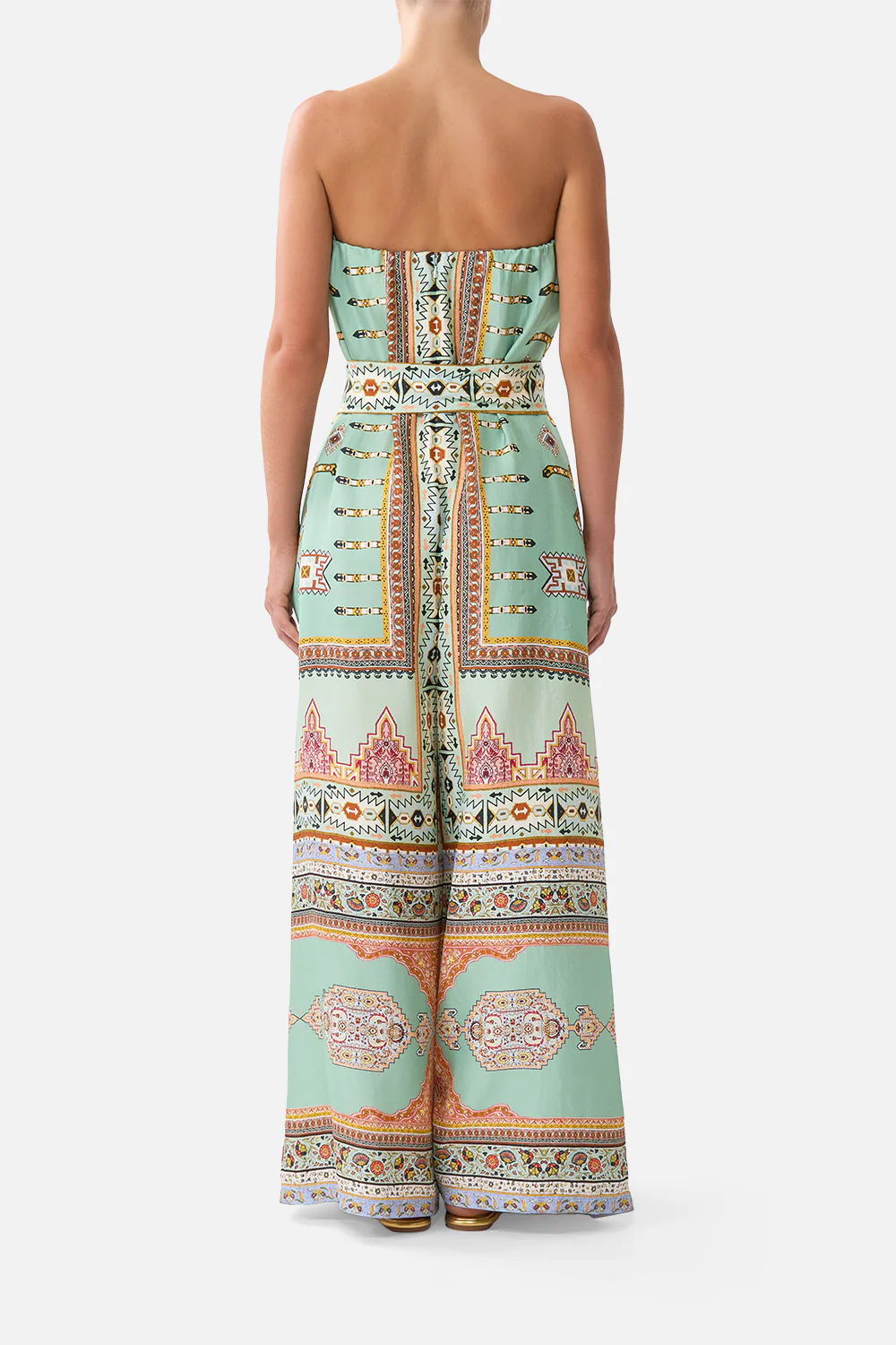 FRONT PLEAT STRAPLESS JUMPSUIT LEGEND HAS IT - Image 2