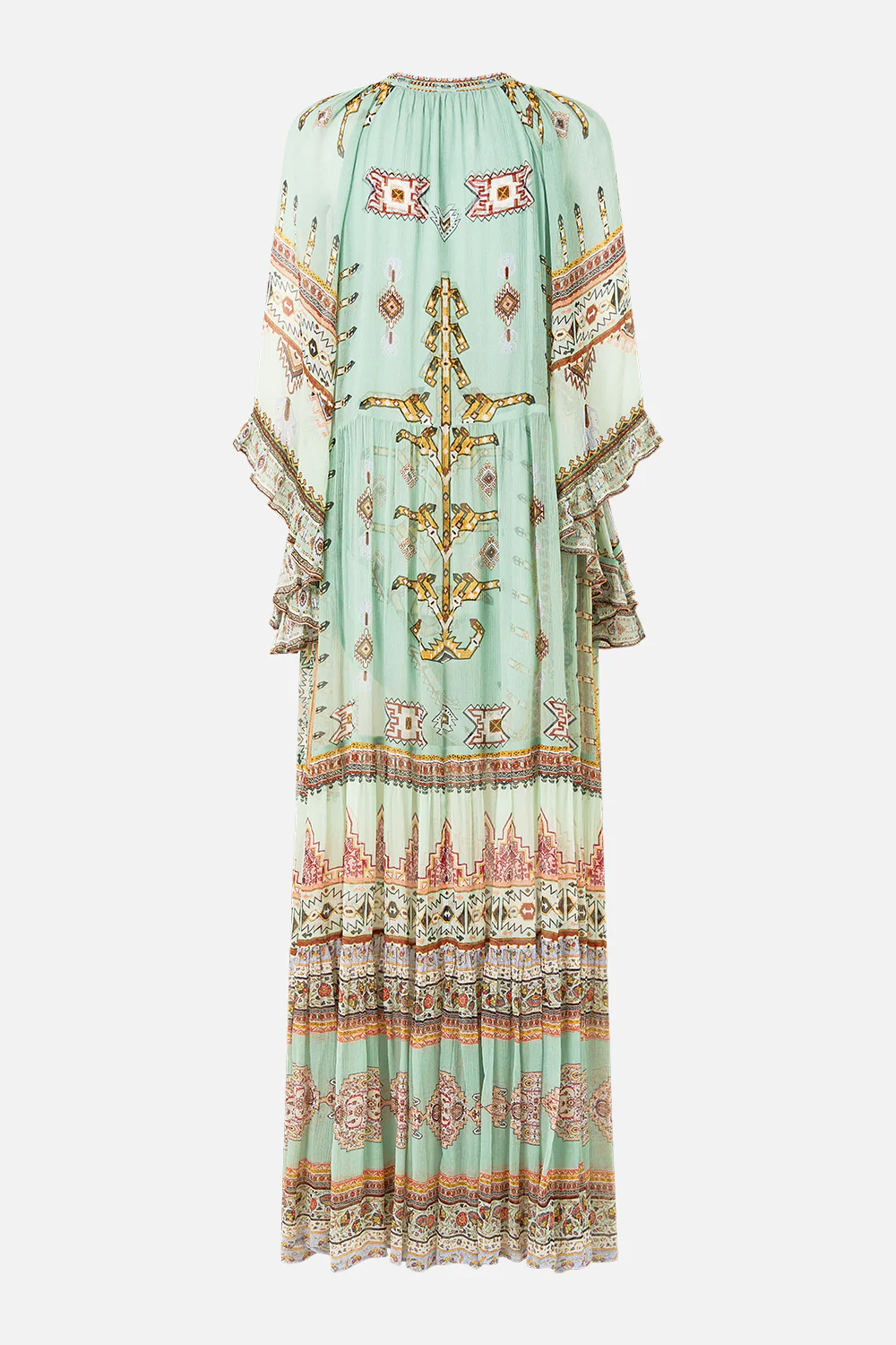 WIDE SLEEVE GATHERED DRESS LEGEND HAS IT - Image 7