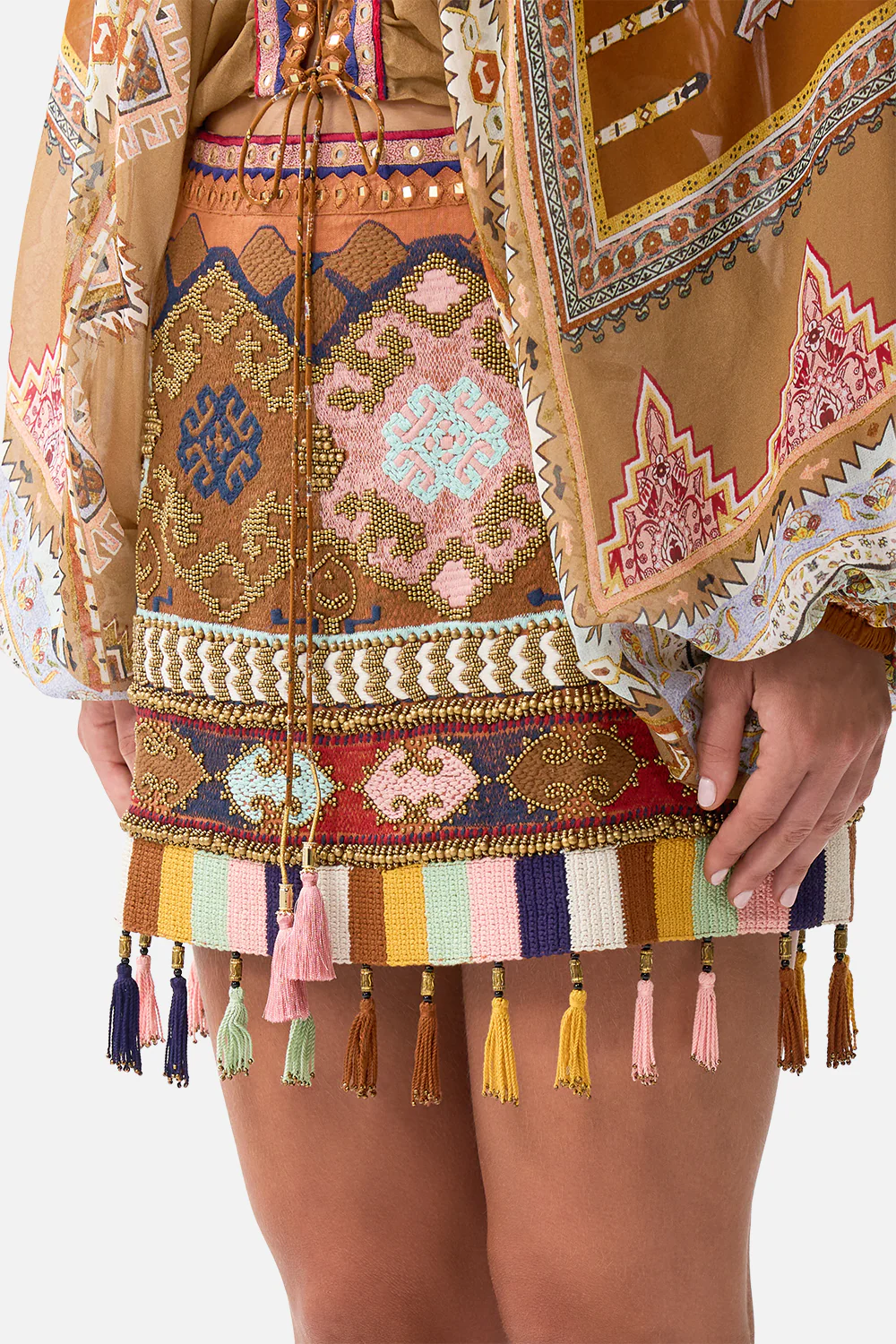 MINI SKIRT FABRIC OF TIME - Image 5