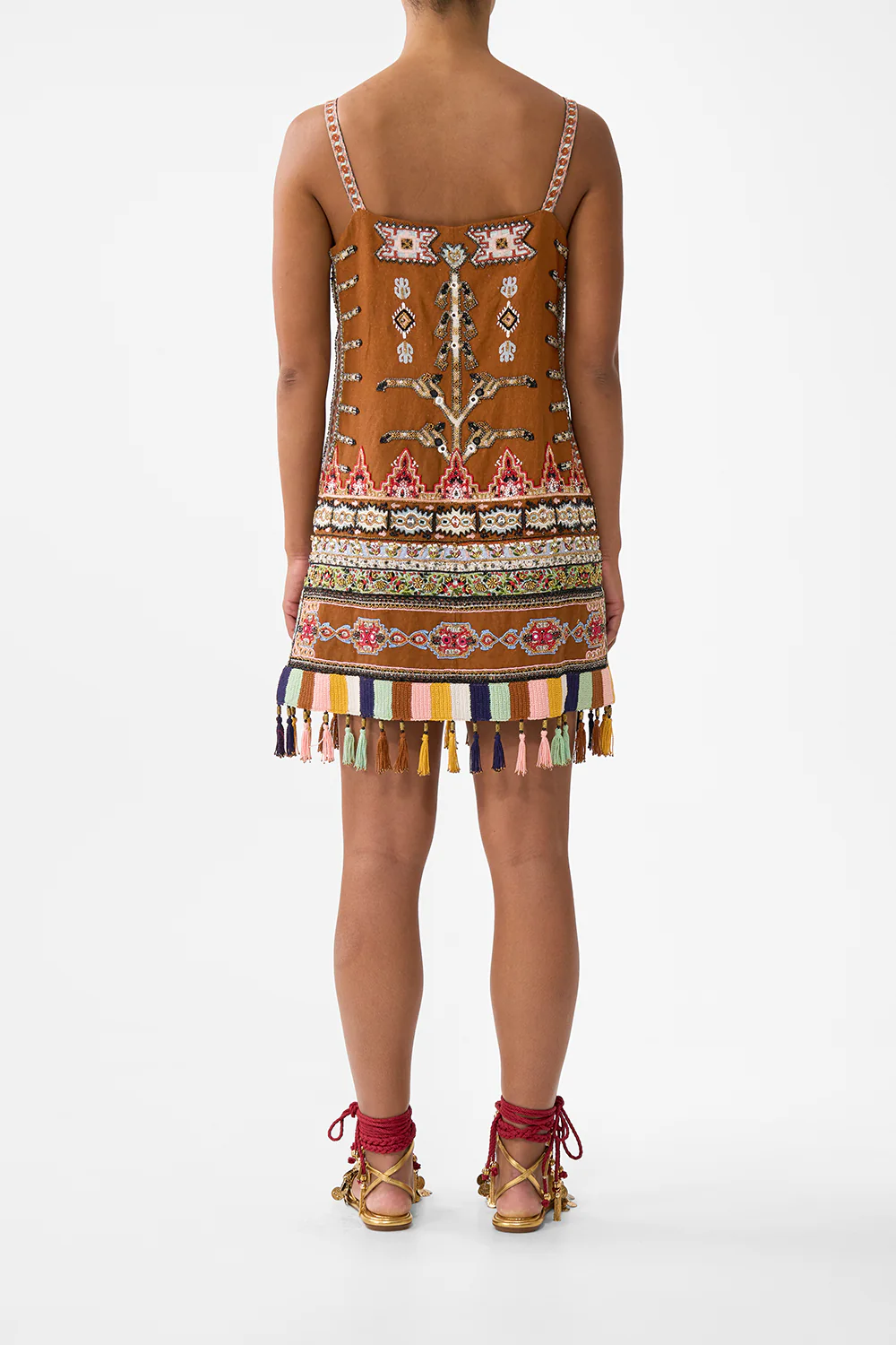 SQUARE NECK SHIFT DRESS FABRIC OF TIME - Image 2