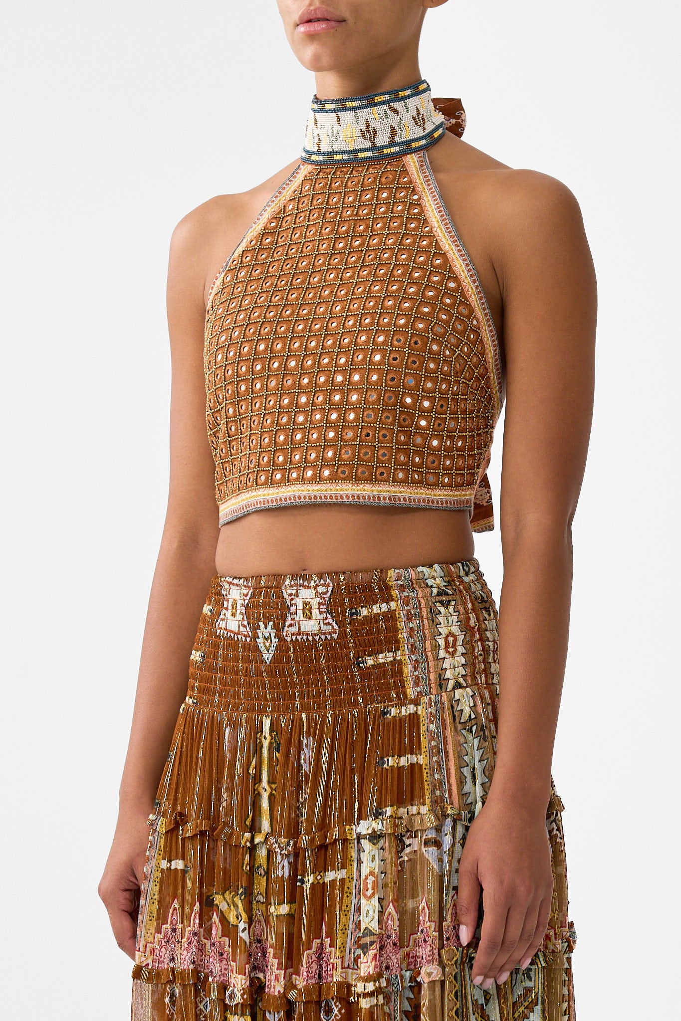 HALTER TIE BACK TOP FABRIC OF TIME - Image 5