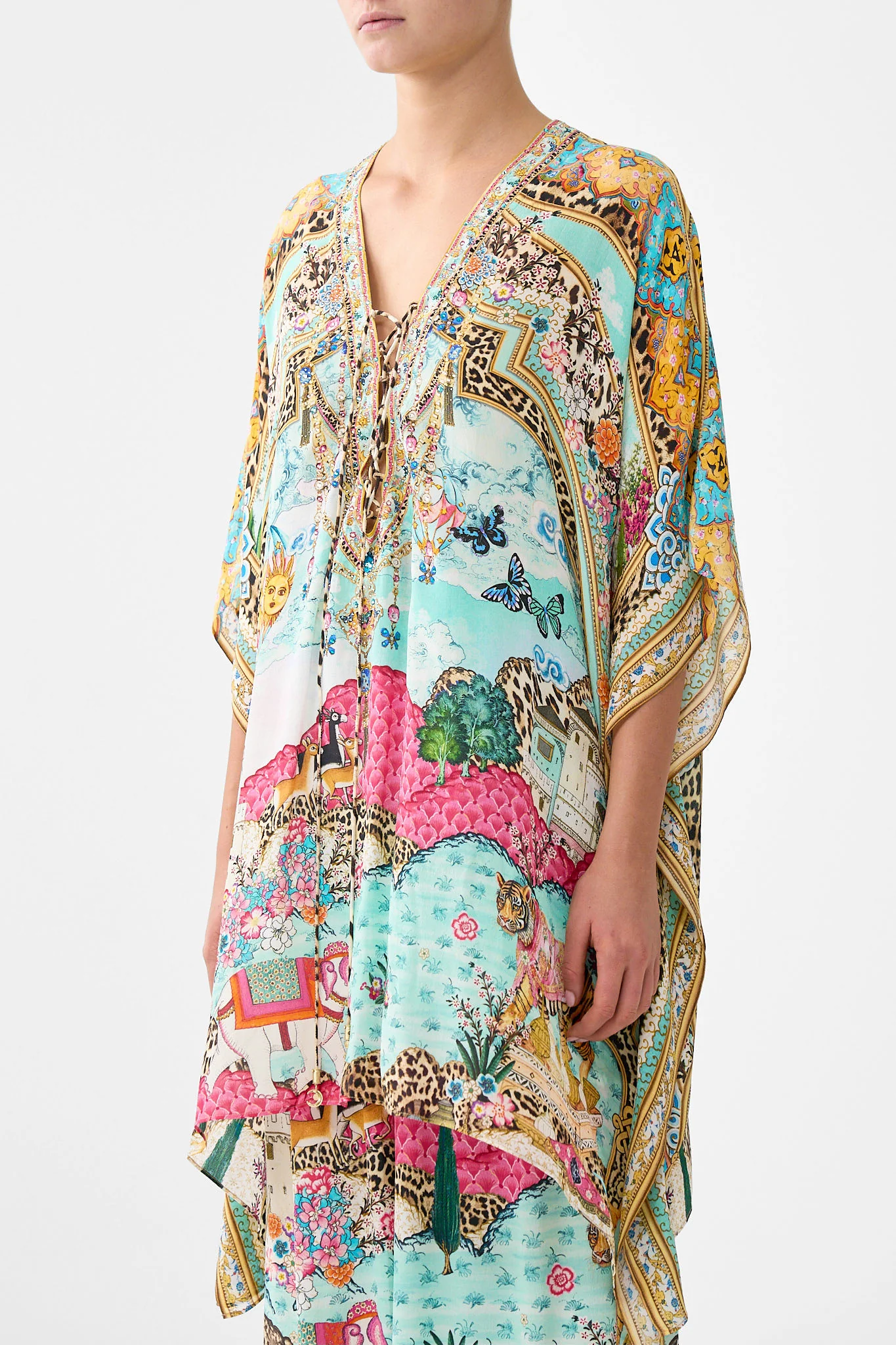 SHORT LACE UP KAFTAN MINIATURE MOMENTS - Image 5