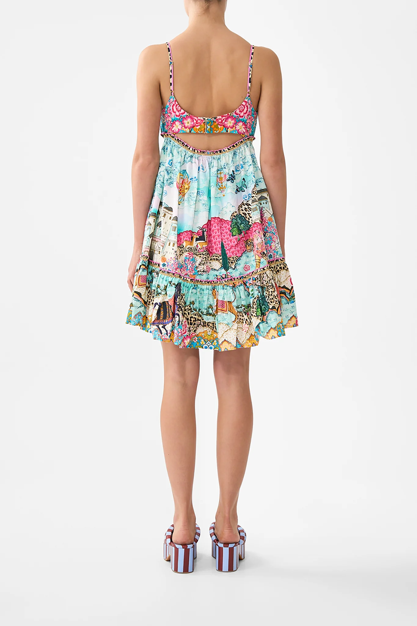 SHORT DRESS WITH JERSEY BODICE MINIATURE MOMENTS - Image 2