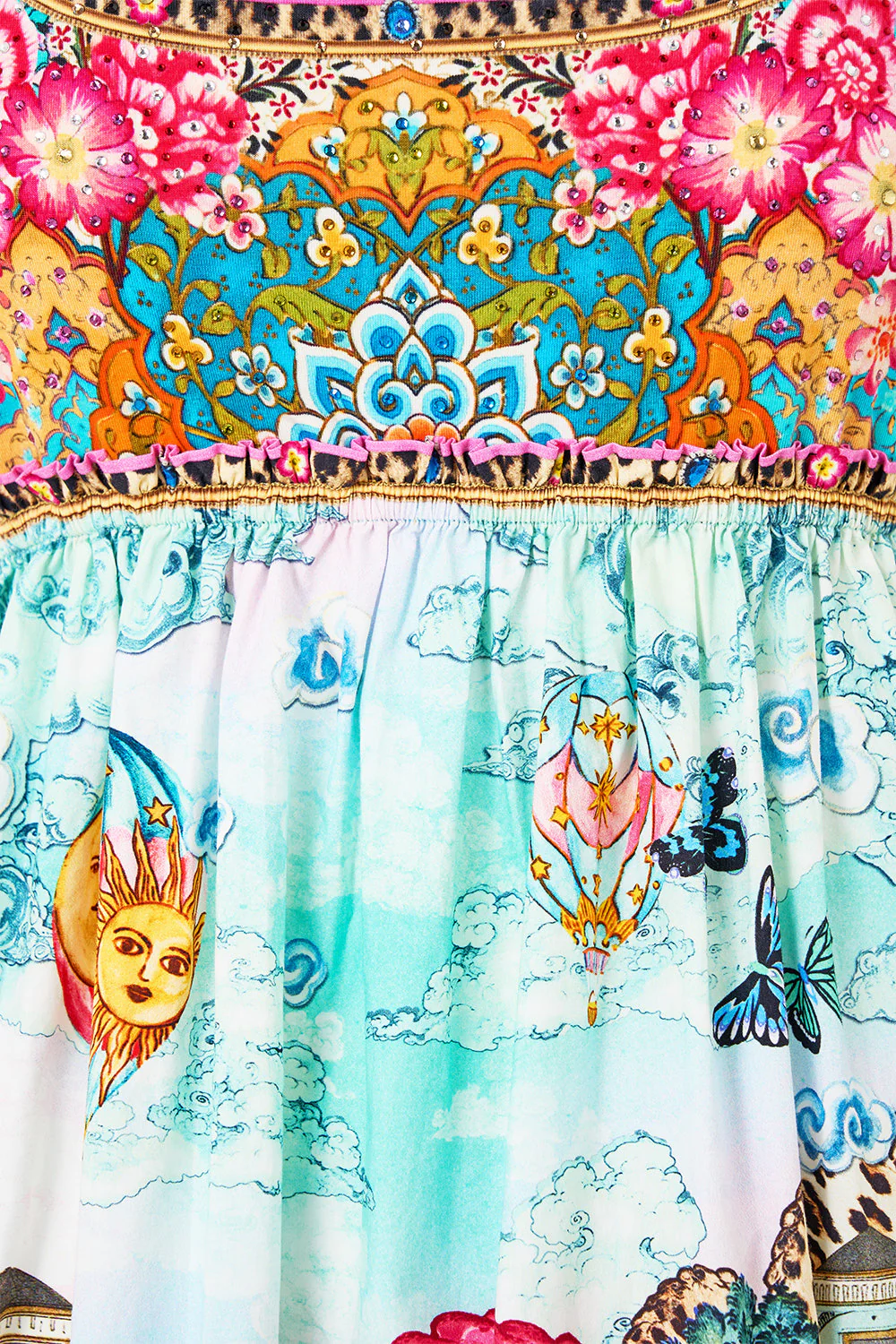 SHORT DRESS WITH JERSEY BODICE MINIATURE MOMENTS - Image 8