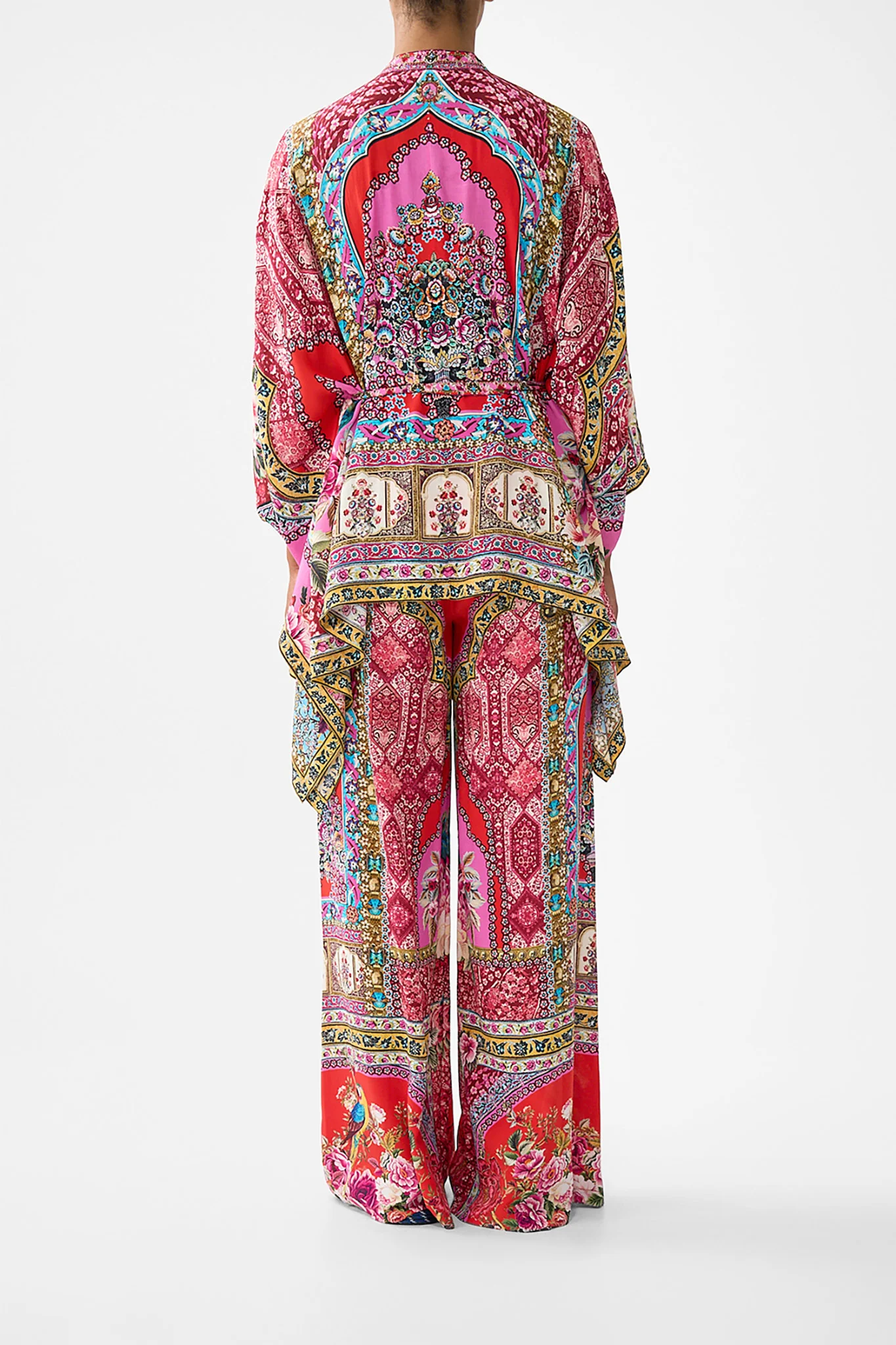 BUTTON THROUGH SCARF BLOUSE HEIRLOOM EMPIRE - Image 2