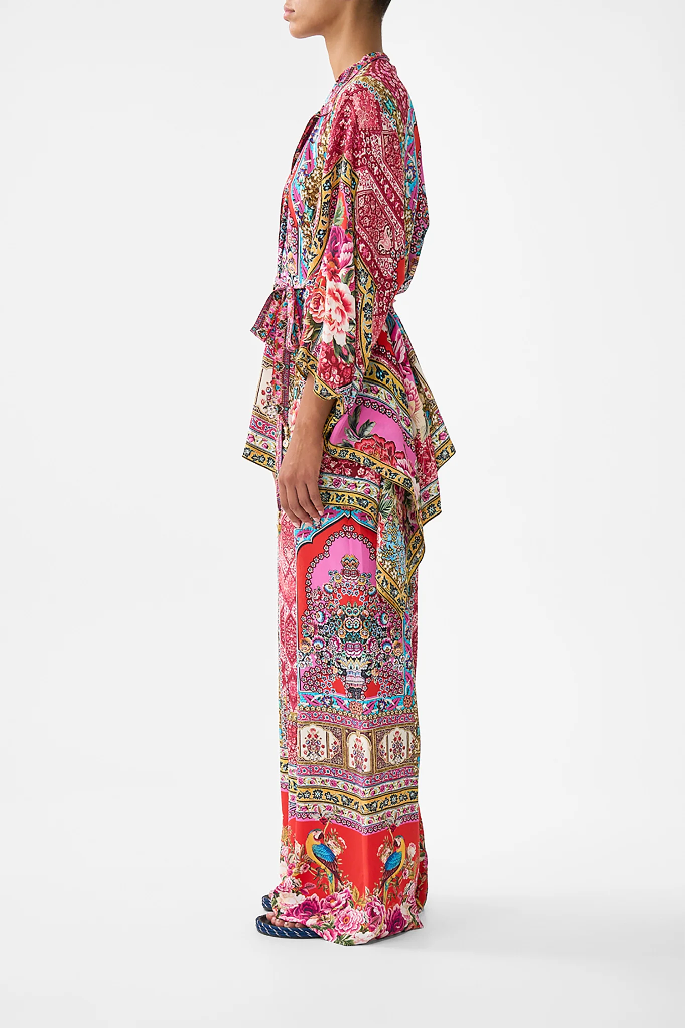 BUTTON THROUGH SCARF BLOUSE HEIRLOOM EMPIRE - Image 4