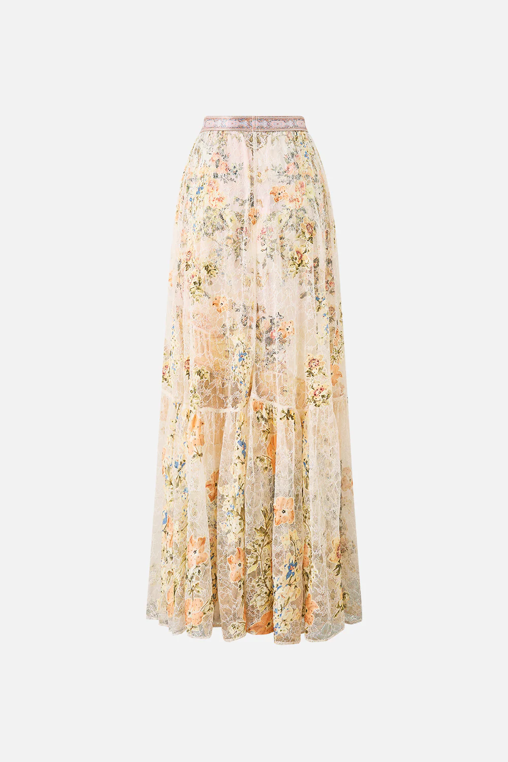 WAISTBAND RUFFLE HEM SKIRT TWILIGHT IN ISTANBUL - Image 6