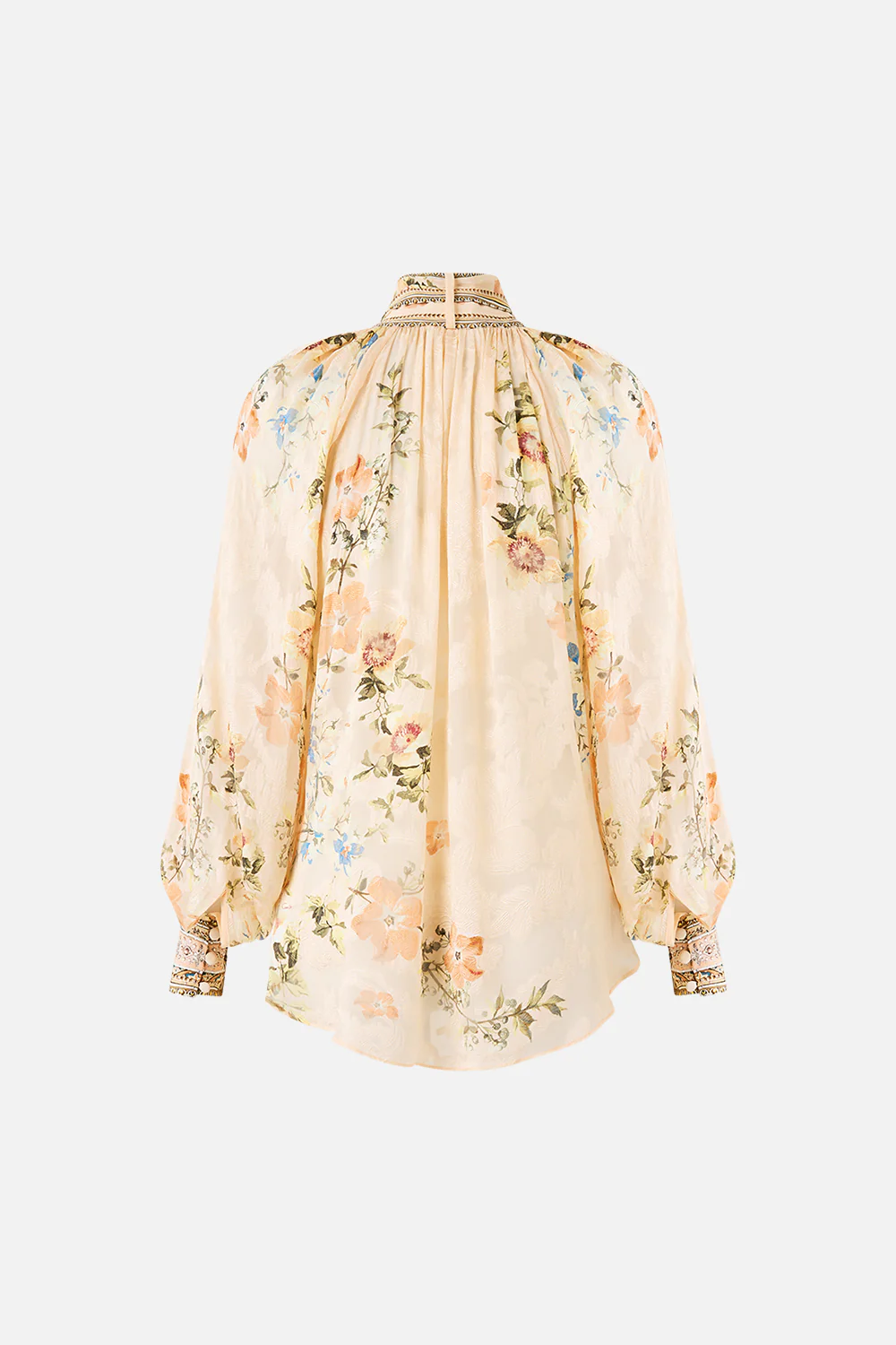 DETACHABLE PUSSY BOW RAGLAN BLOUSE TWILIGHT IN ISTANBUL - Image 6