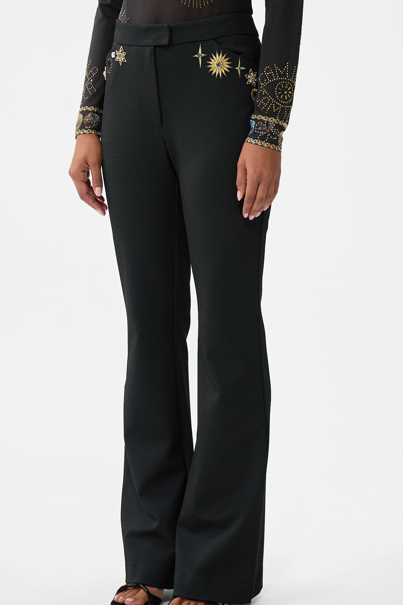MID RISE FIT AND FLARE TROUSER AMULETS AND ALCHEMY - Image 5