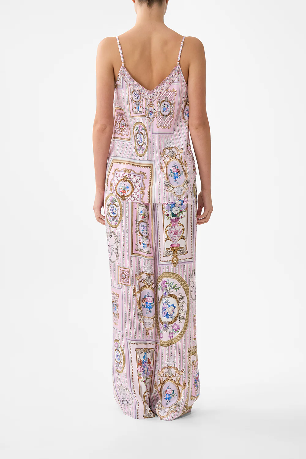 V-NECK BIAS CAMI PALATIAL PASTELS - Image 2