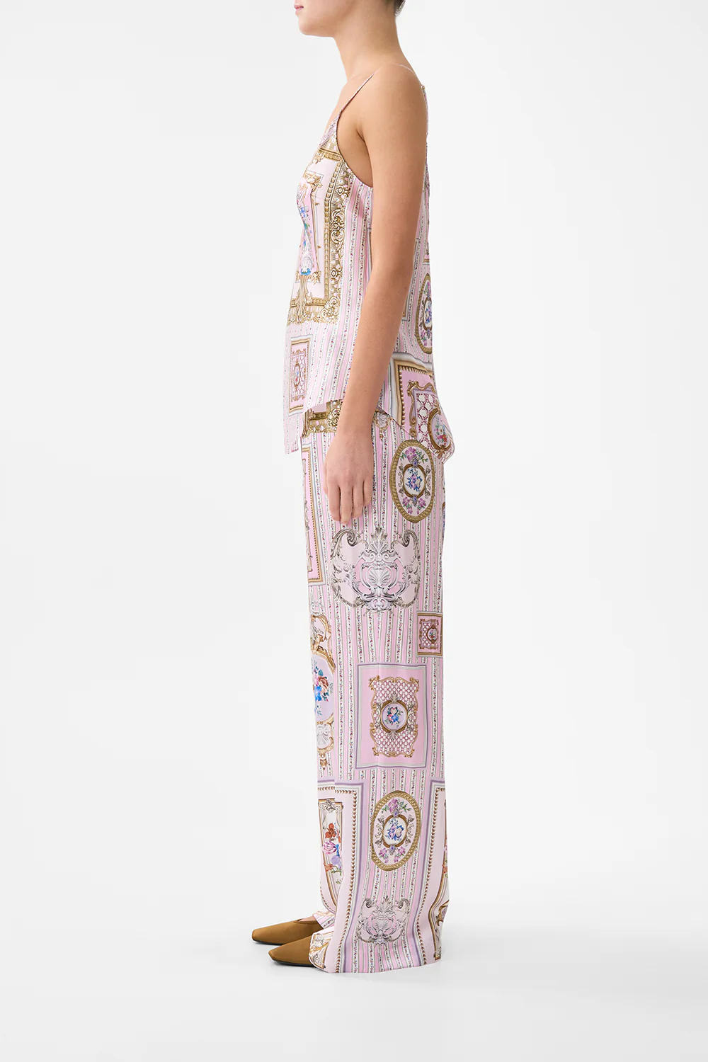 V-NECK BIAS CAMI PALATIAL PASTELS - Image 4