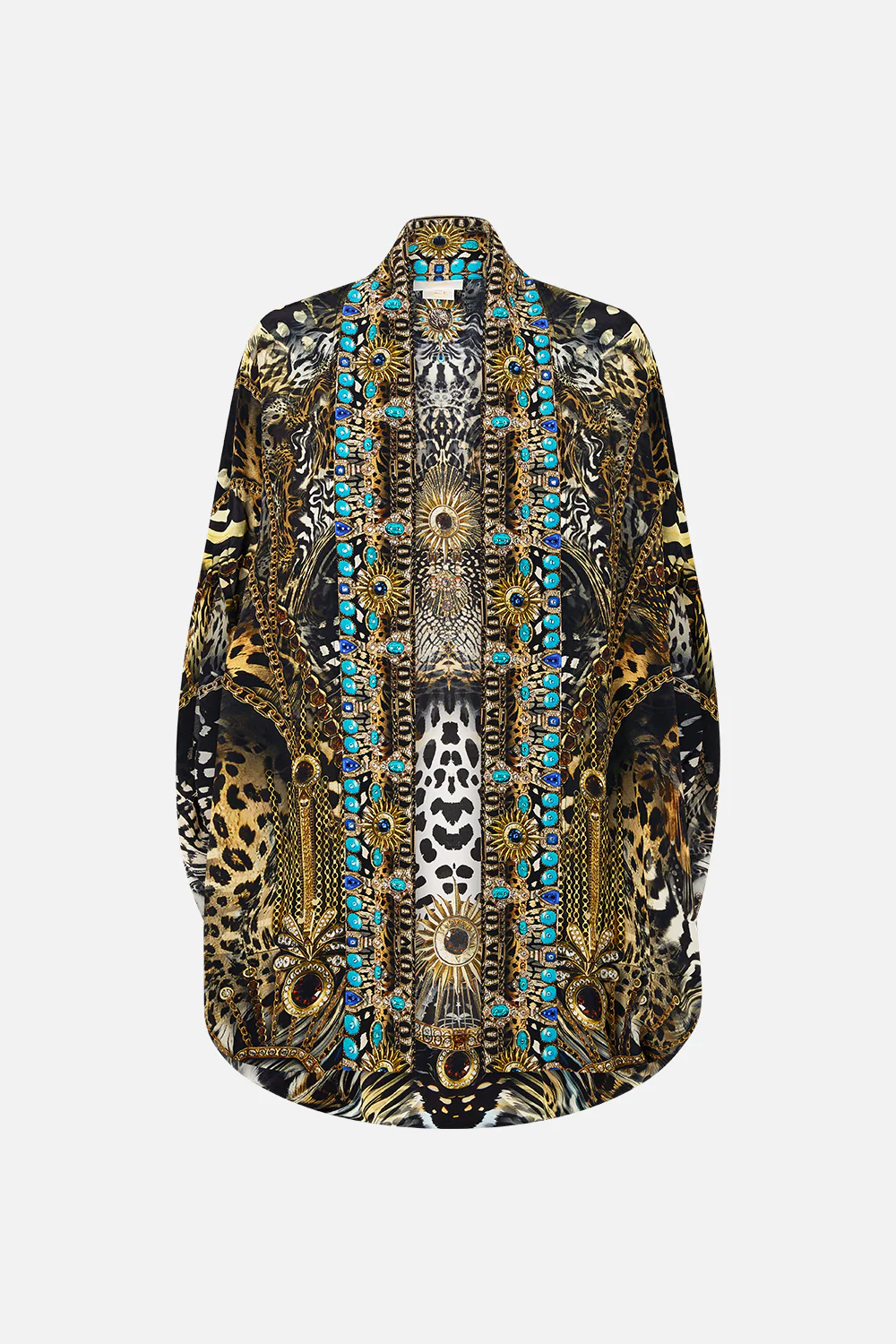 OPEN FRONT CARDI CAPE FELINE FOLKLORE - Image 3
