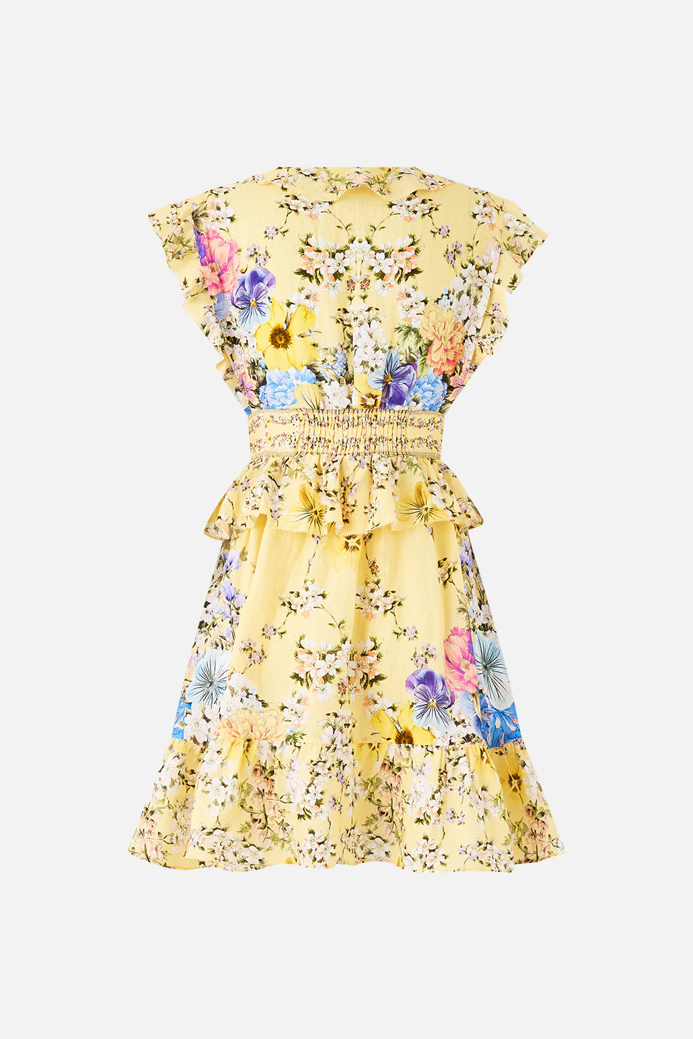 WAISTED SHORT DRESS WITH RUFFLE DETAILS DARLING BUDS - Image 7