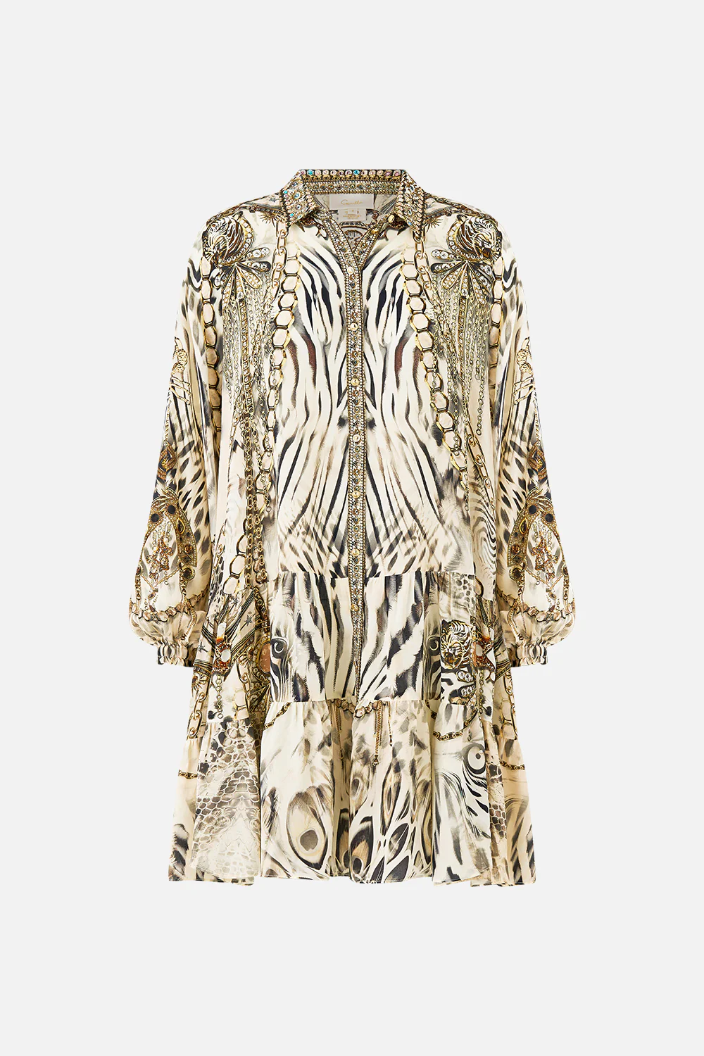LONG SLEEVE TIERED SHORT DRESS LADY LIONHEART - Image 3