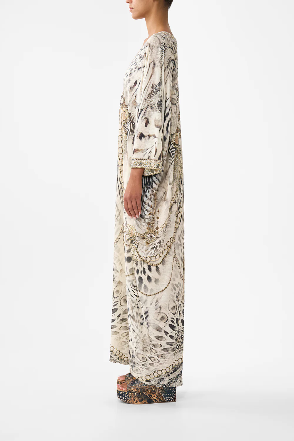 V NECK BATWING KAFTAN LADY LIONHEART - Image 4