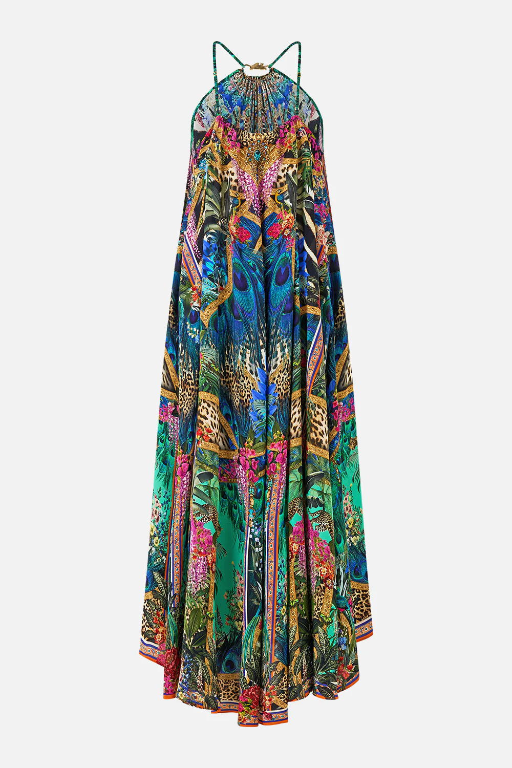 GATHER NECK HARDWARE MAXI DRESS ANIMAL ALCHEMY - Image 7
