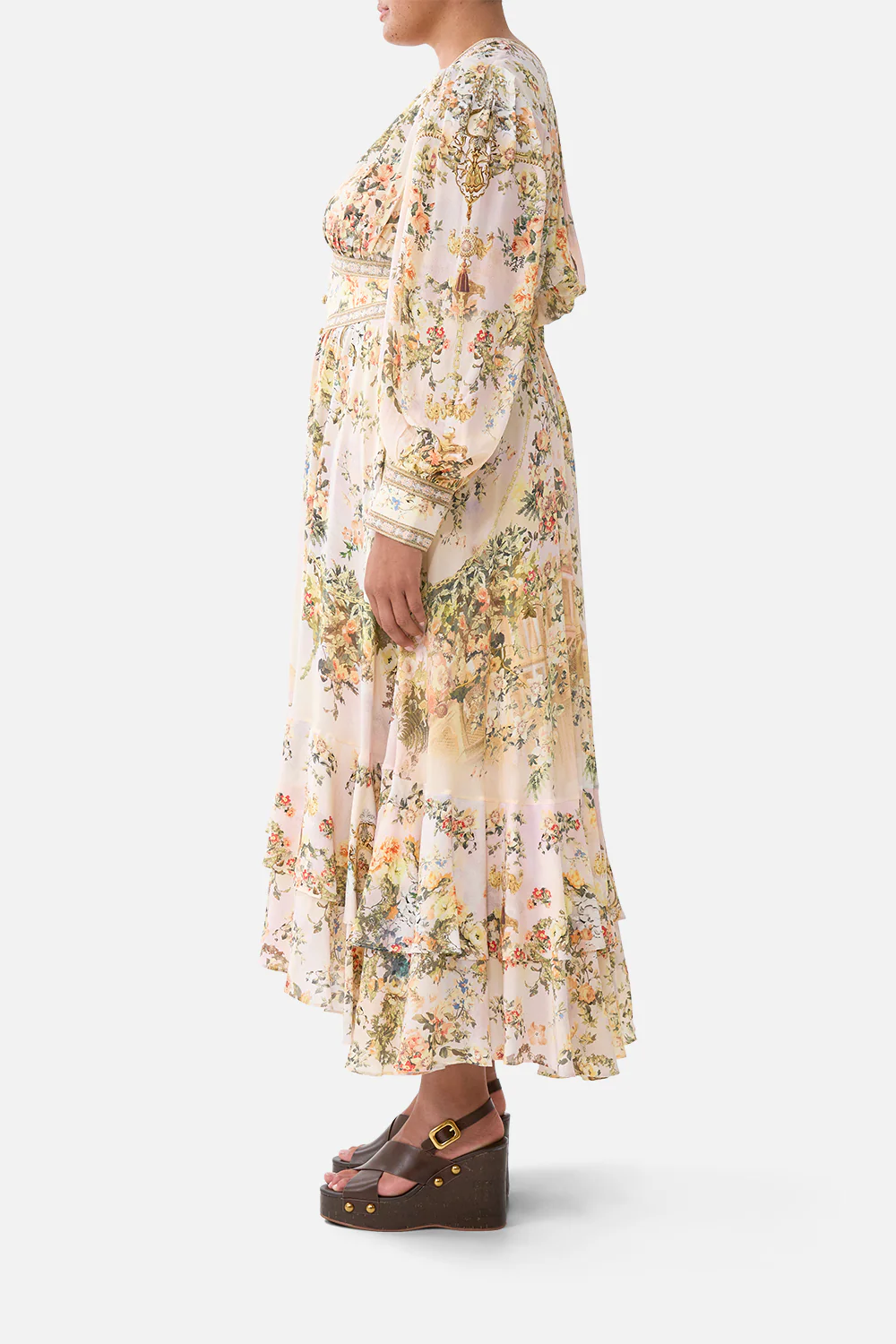 LONG BUTTON FRONT DRESS TWILIGHT IN ISTANBUL - Image 10