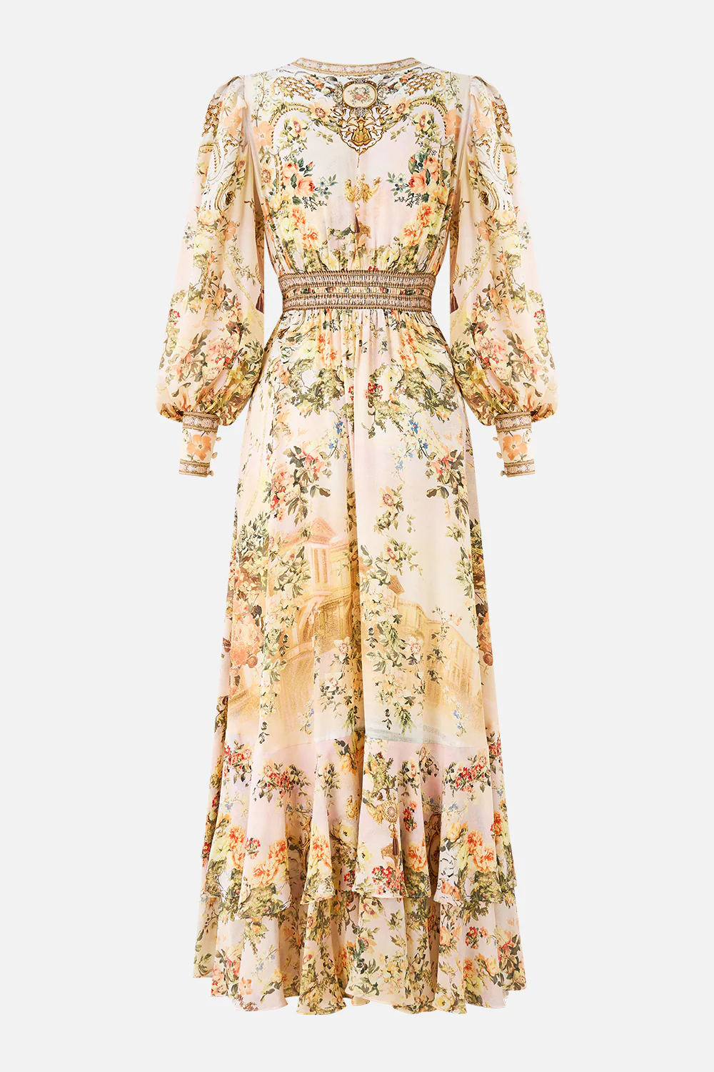 LONG BUTTON FRONT DRESS TWILIGHT IN ISTANBUL - Image 6